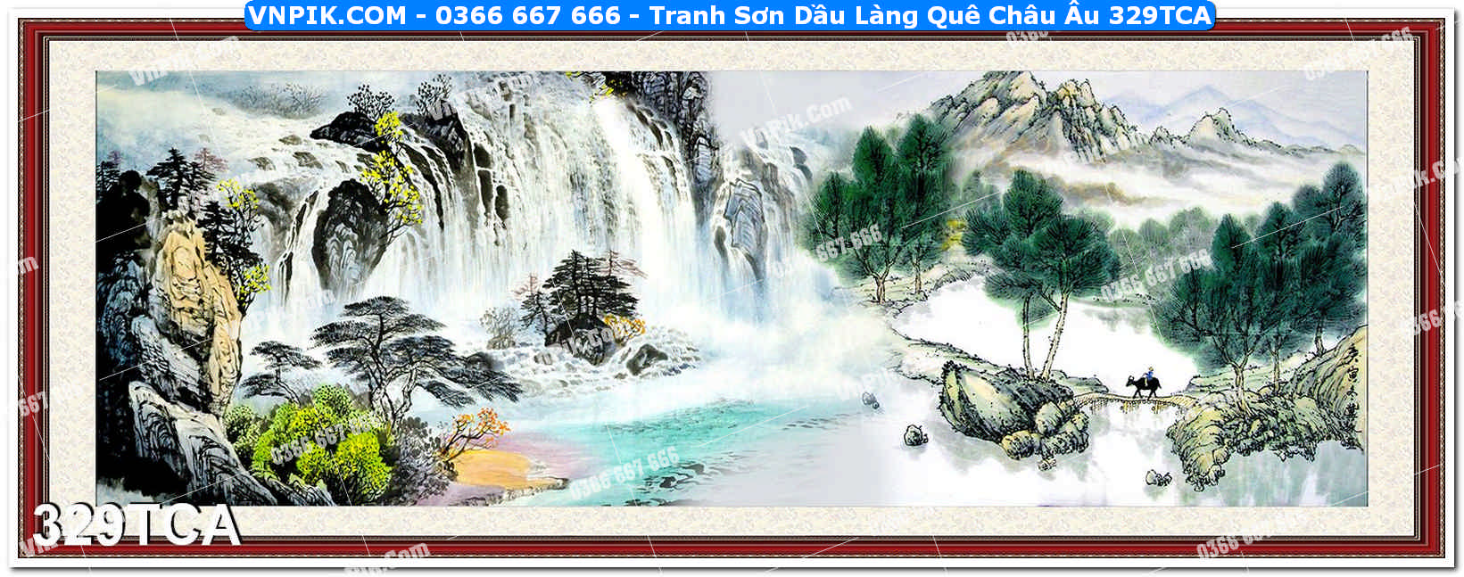 Tranh Sơn Dầu Làng Quê Châu Âu (329TCA)