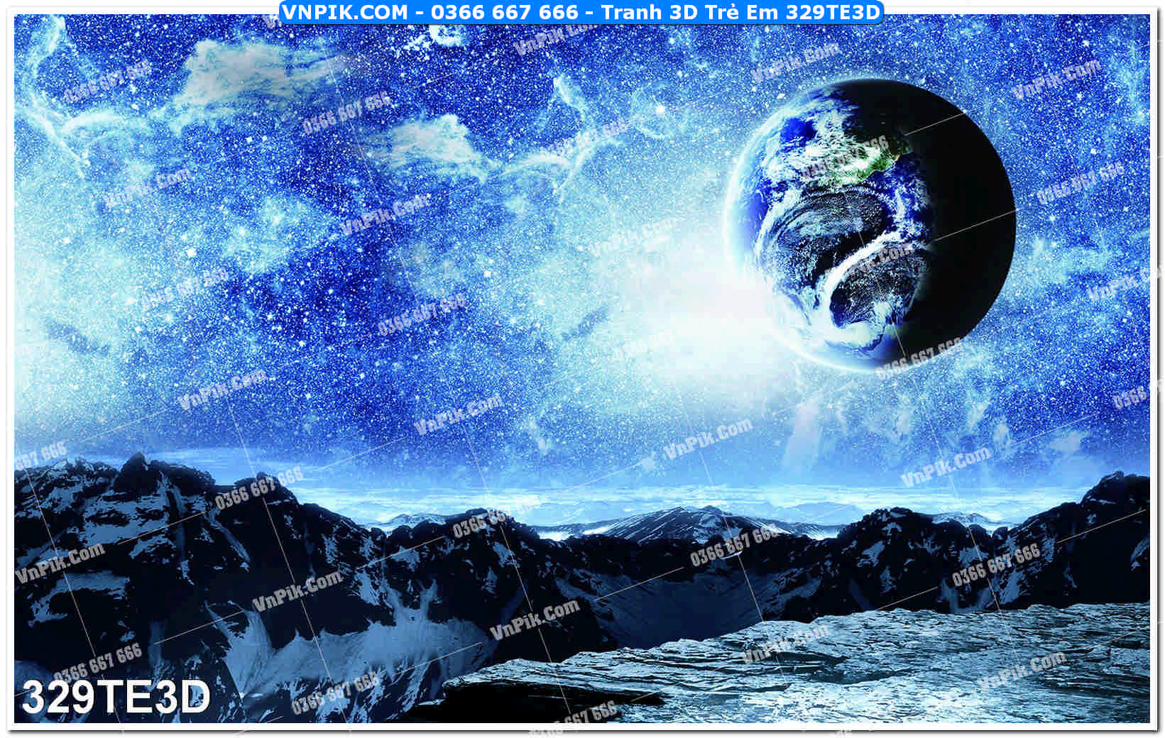 Tranh 3D Trẻ Em 329TE3D