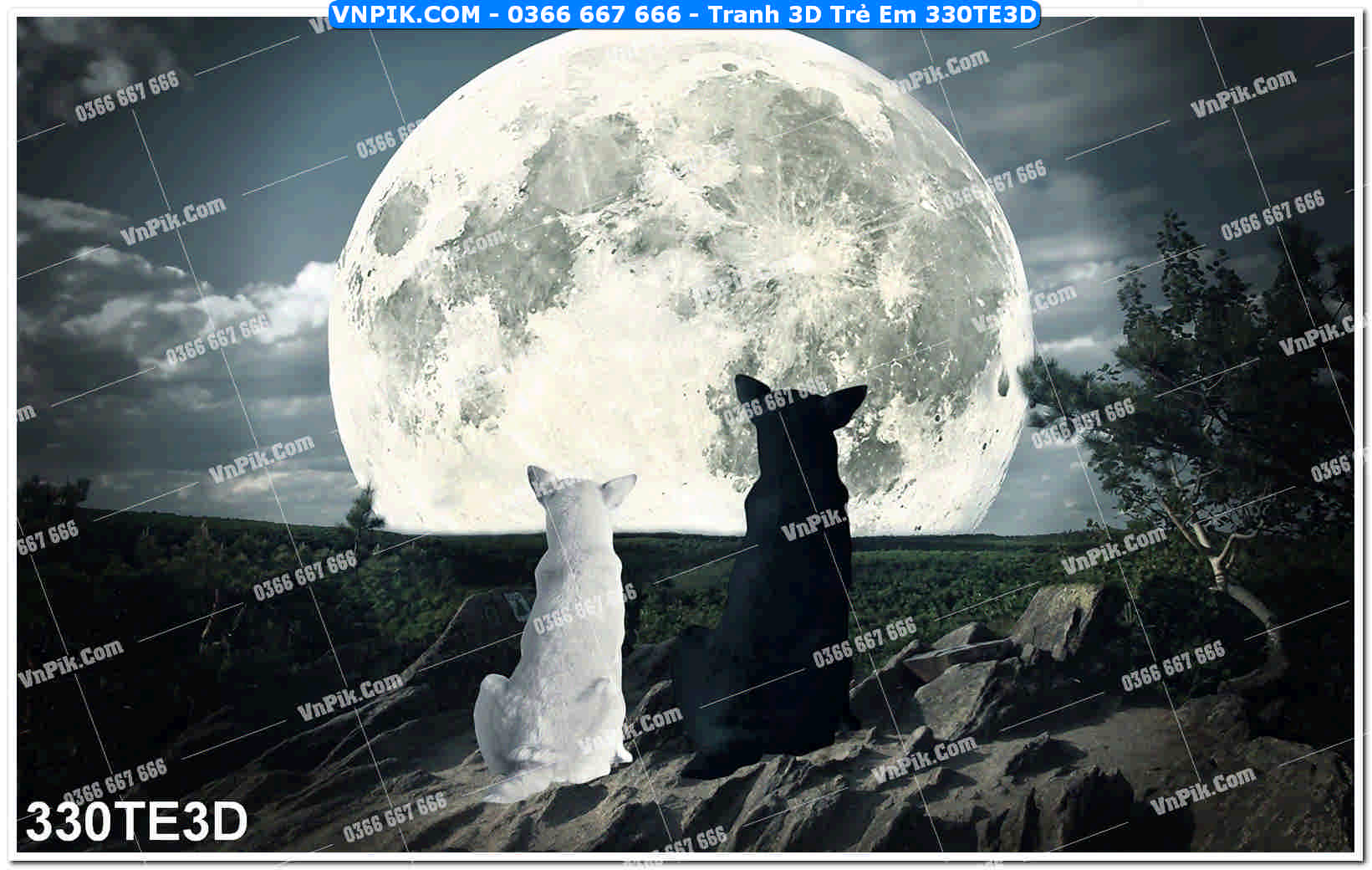 Tranh 3D Trẻ Em 330TE3D