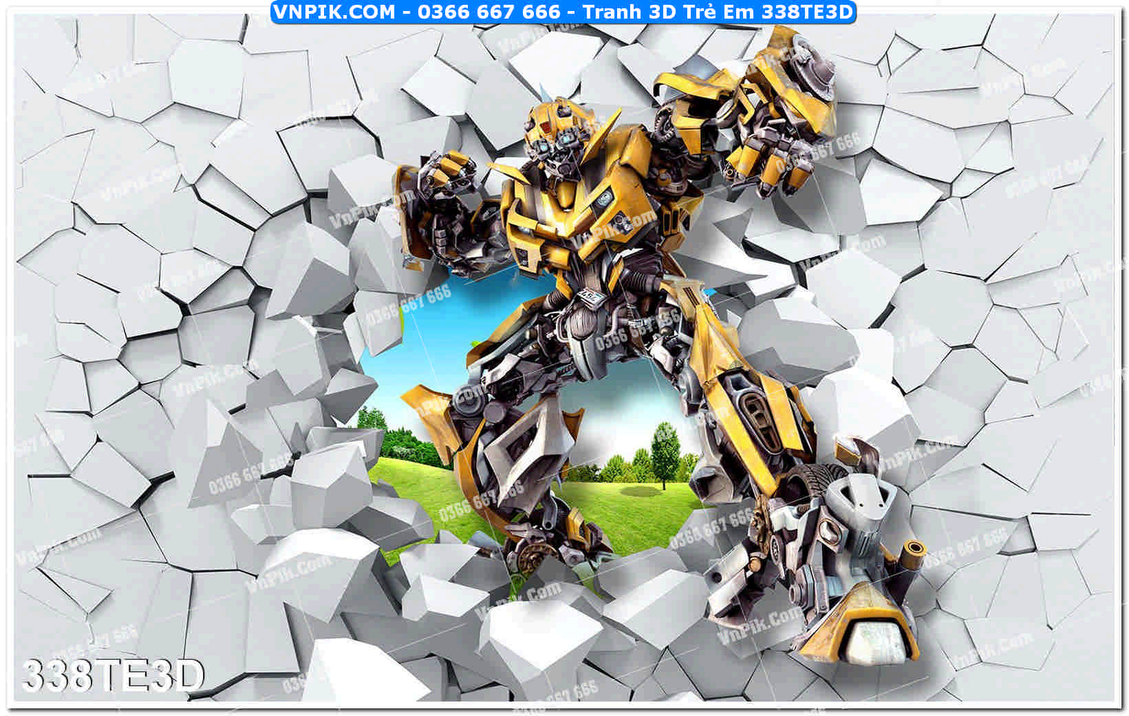 Tranh 3D Trẻ Em 338TE3D