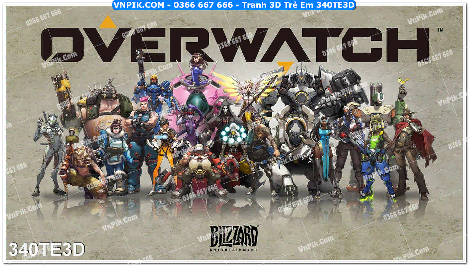 Tranh 3D Trẻ Em 340TE3D