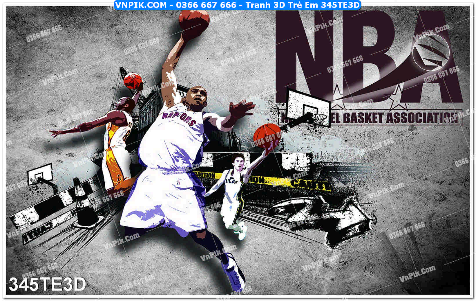 Tranh 3D Trẻ Em 345TE3D