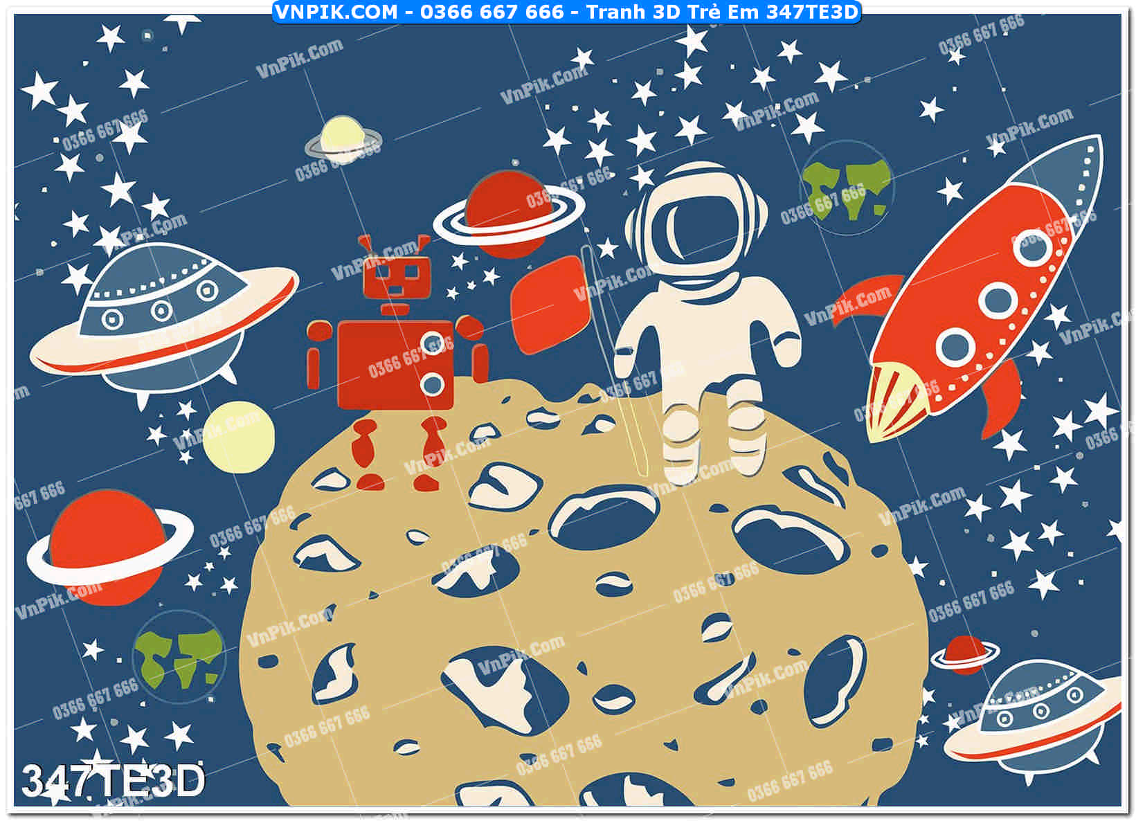 Tranh 3D Trẻ Em 347TE3D
