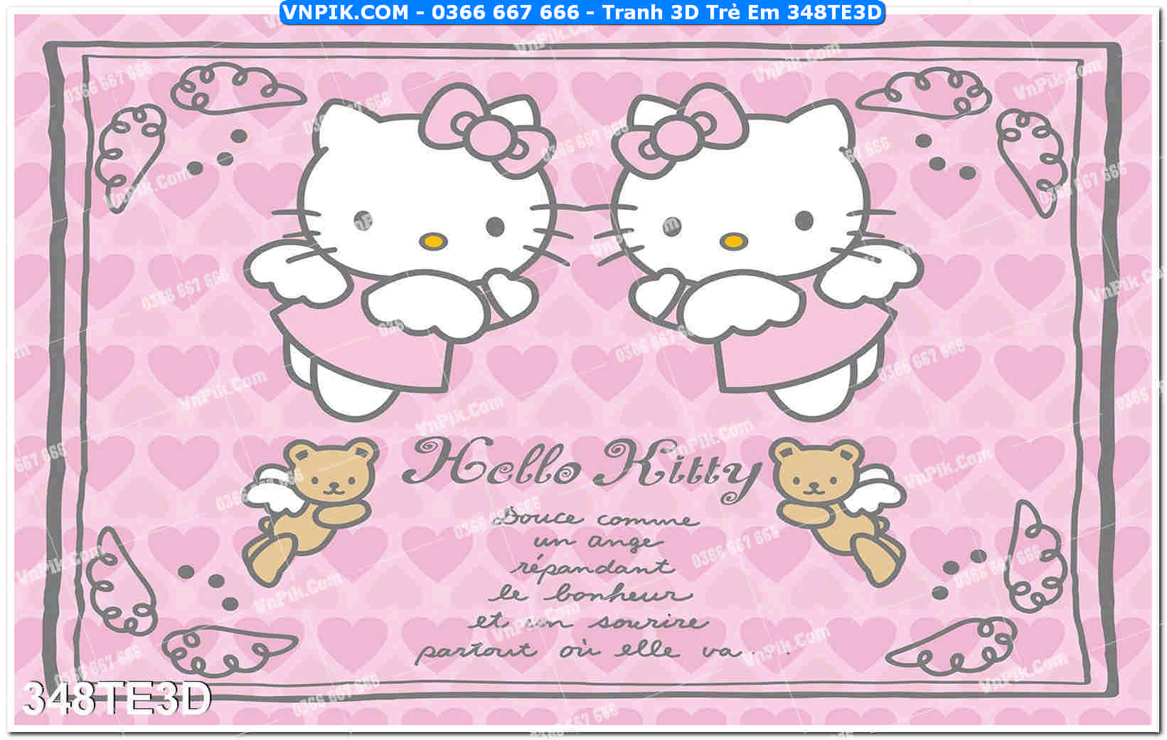 Tranh 3D Trẻ Em 348TE3D