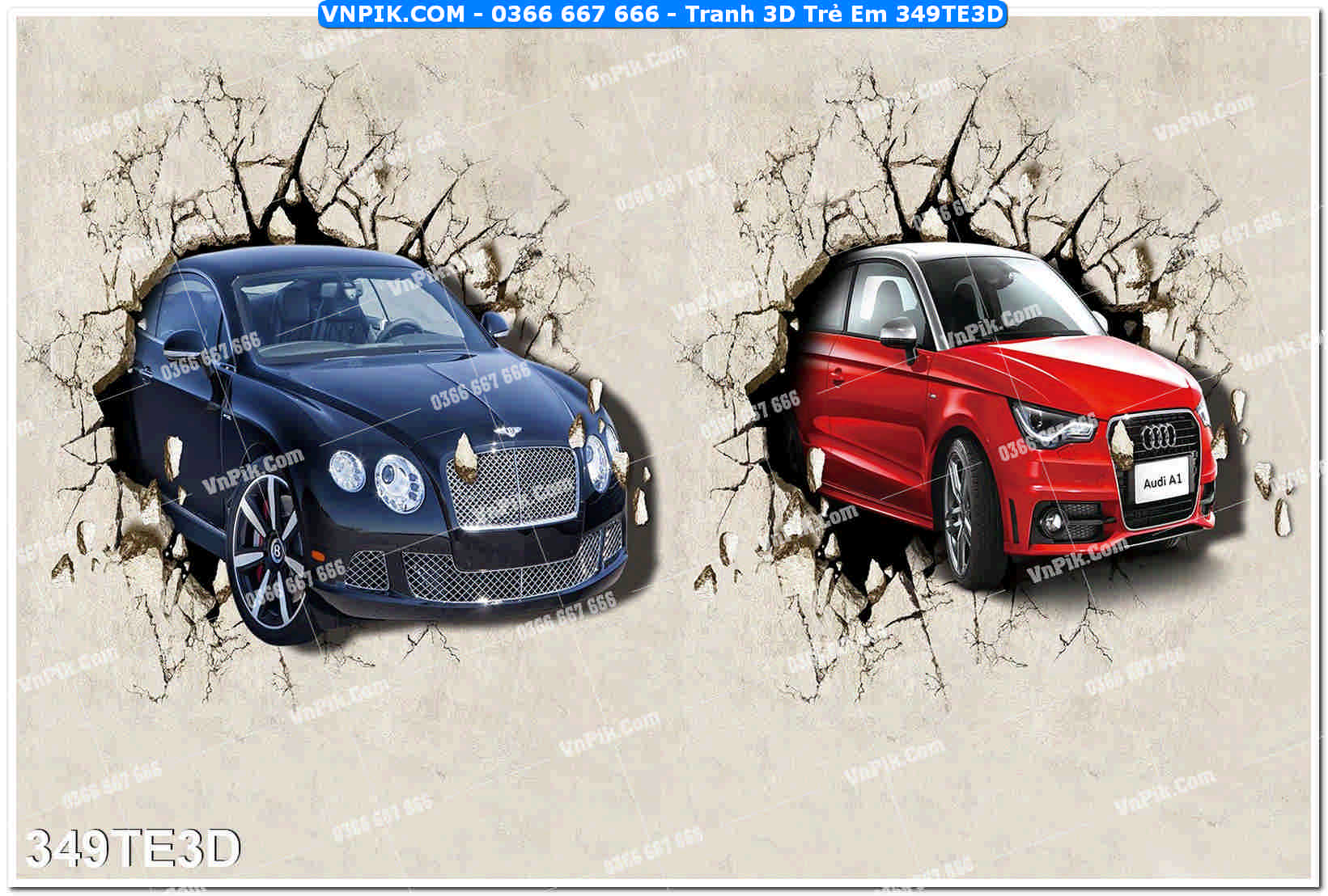 Tranh 3D Trẻ Em 349TE3D