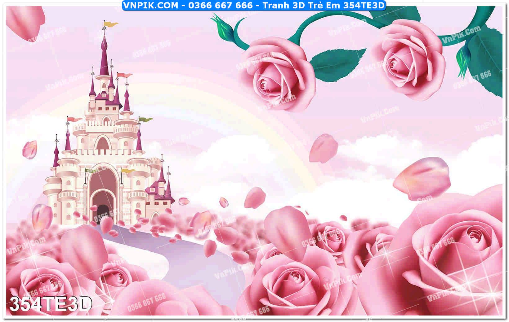 Tranh 3D Trẻ Em 354TE3D