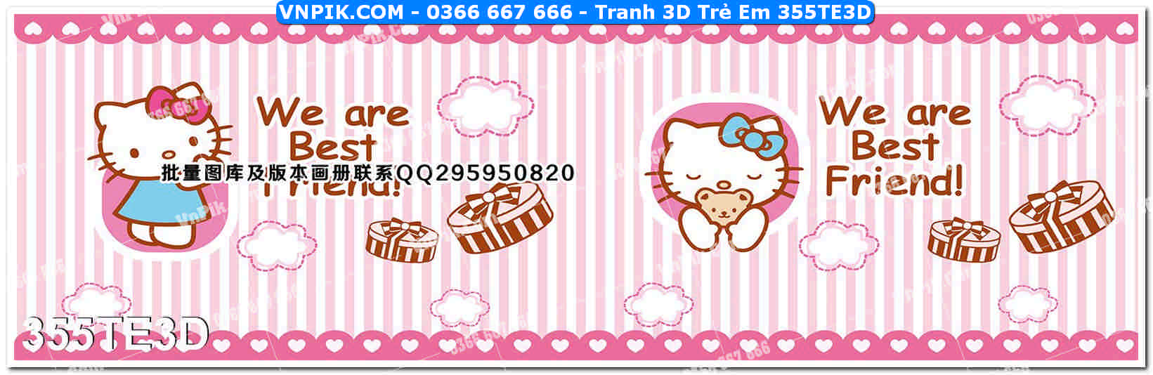 Tranh 3D Trẻ Em 355TE3D