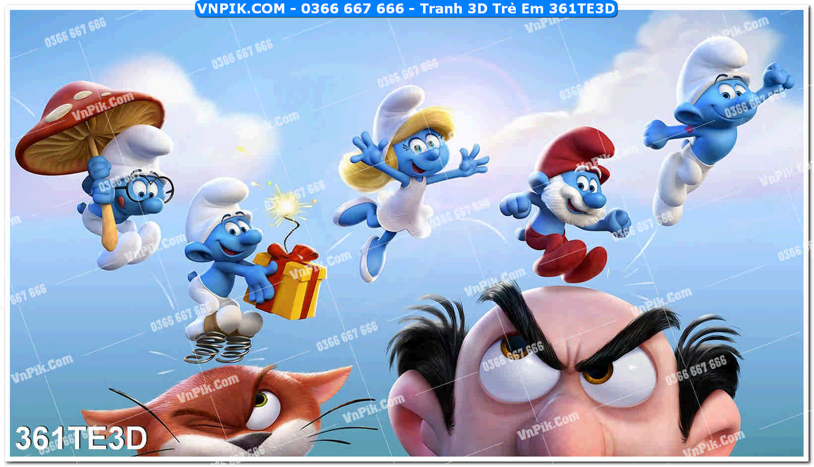 Tranh 3D Trẻ Em 361TE3D