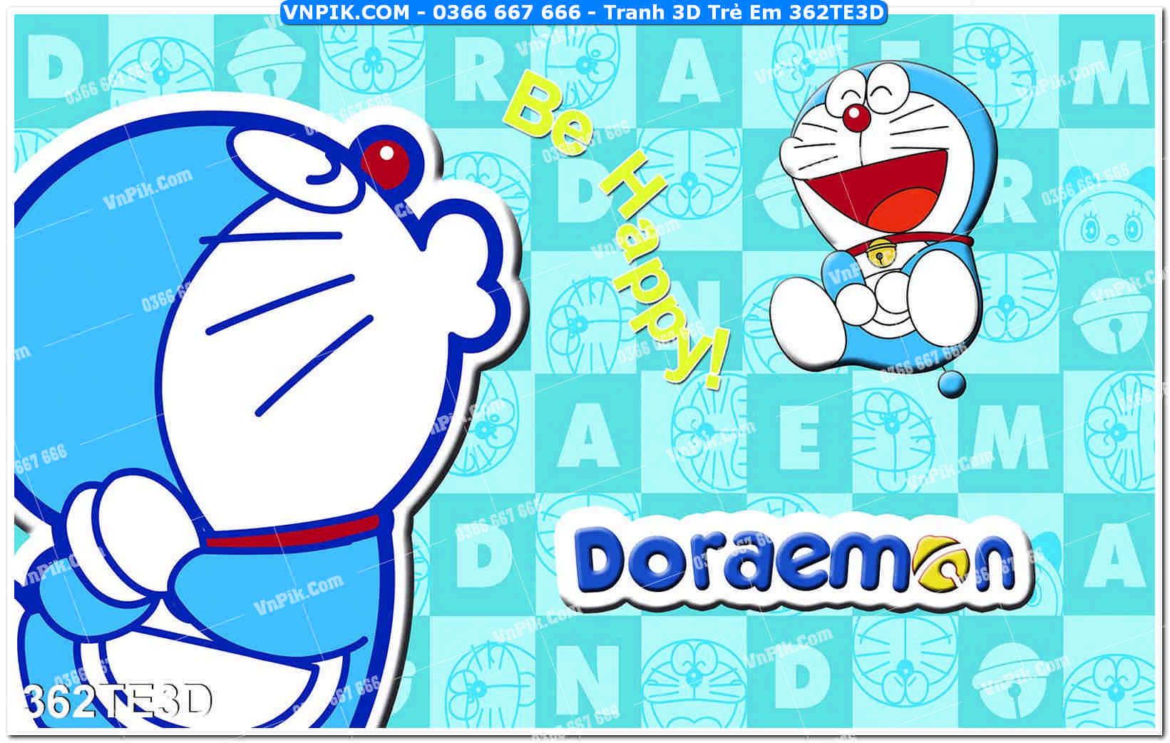 Tranh 3D Trẻ Em 362TE3D