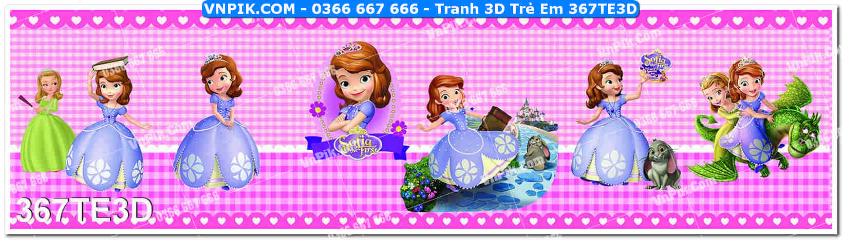 Tranh 3D Trẻ Em 367TE3D