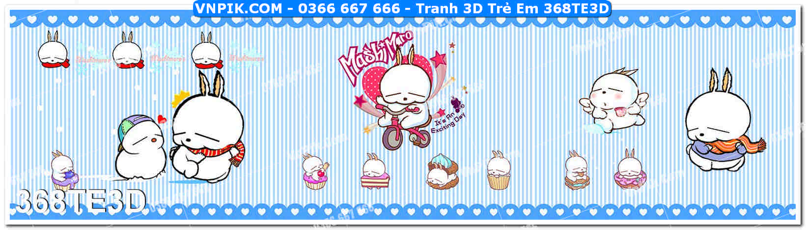 Tranh 3D Trẻ Em 368TE3D