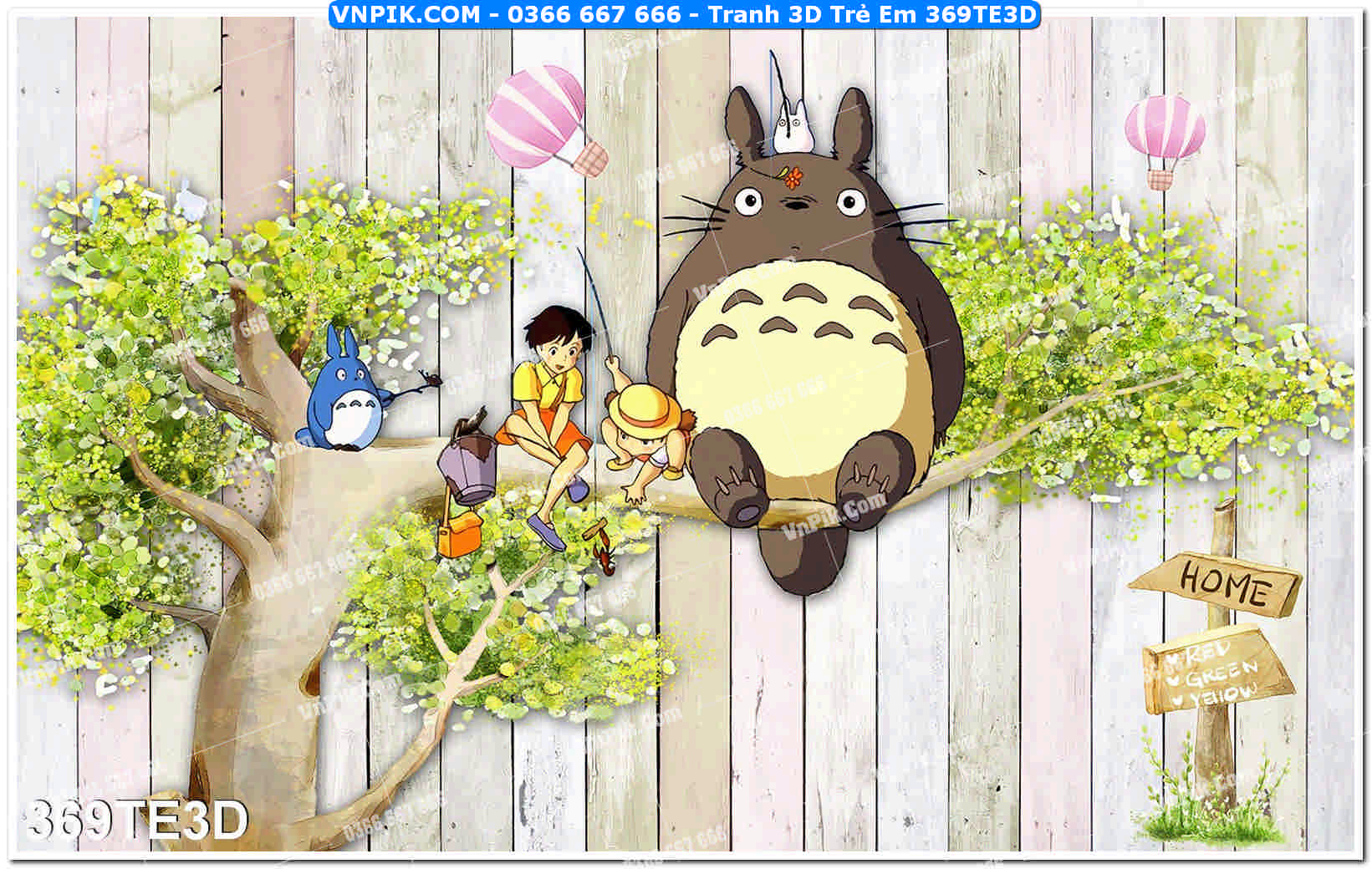 Tranh 3D Trẻ Em 369TE3D