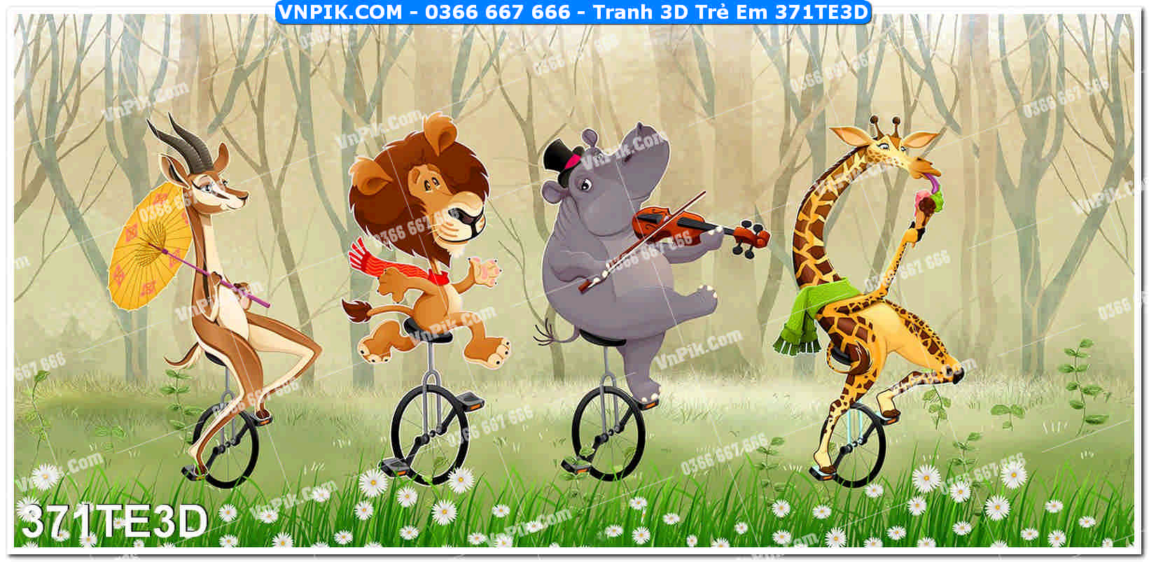 Tranh 3D Trẻ Em 371TE3D