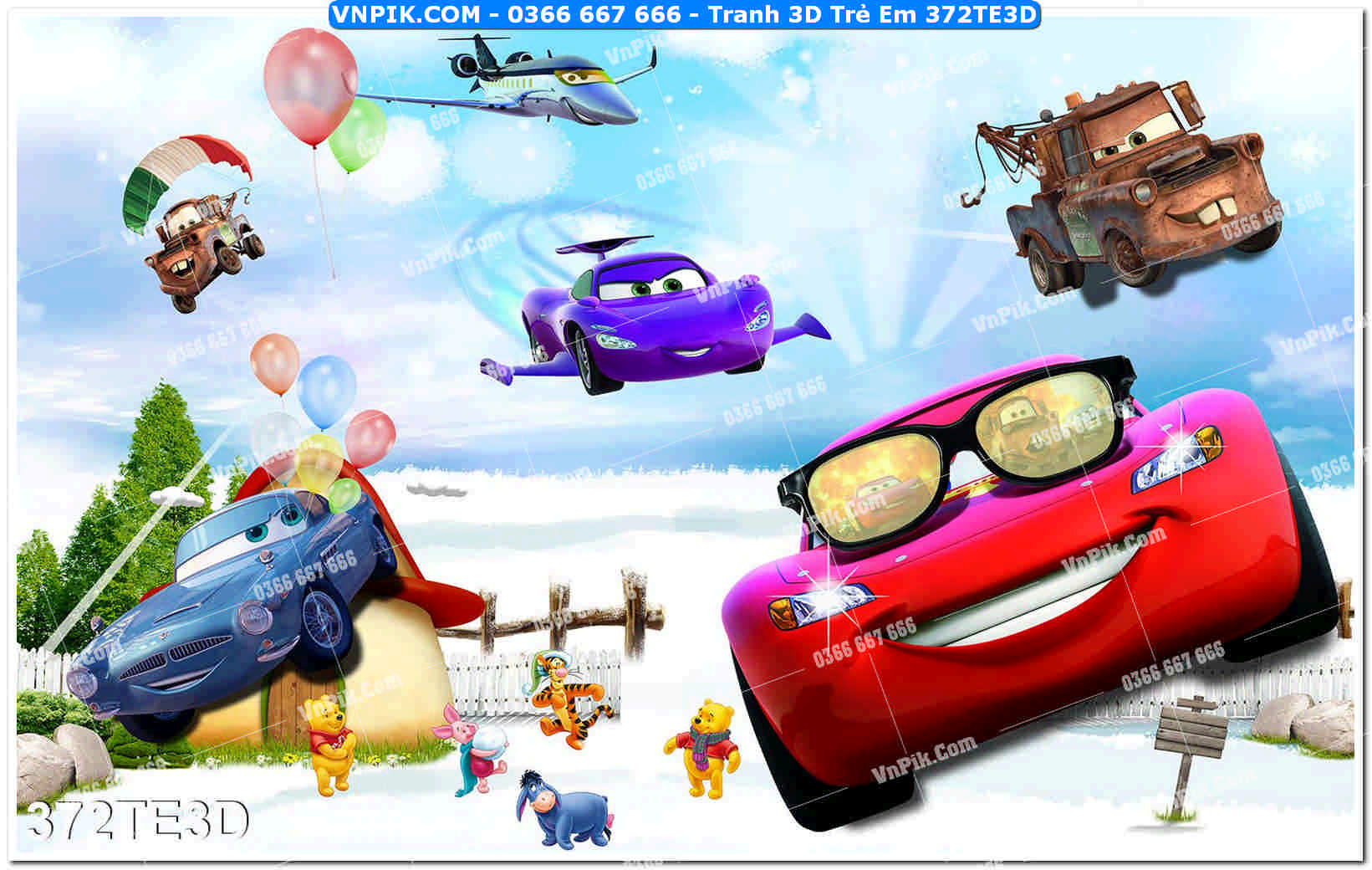 Tranh 3D Trẻ Em 372TE3D