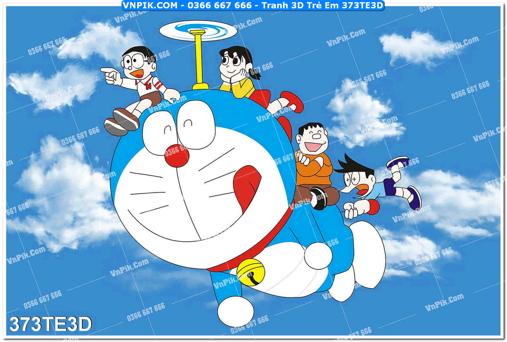 Tranh 3D Trẻ Em 373TE3D