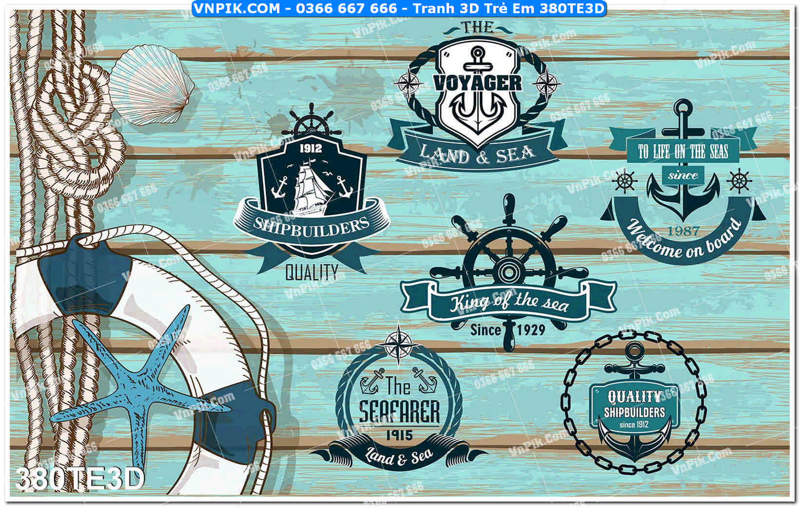 Tranh 3D Trẻ Em 380TE3D