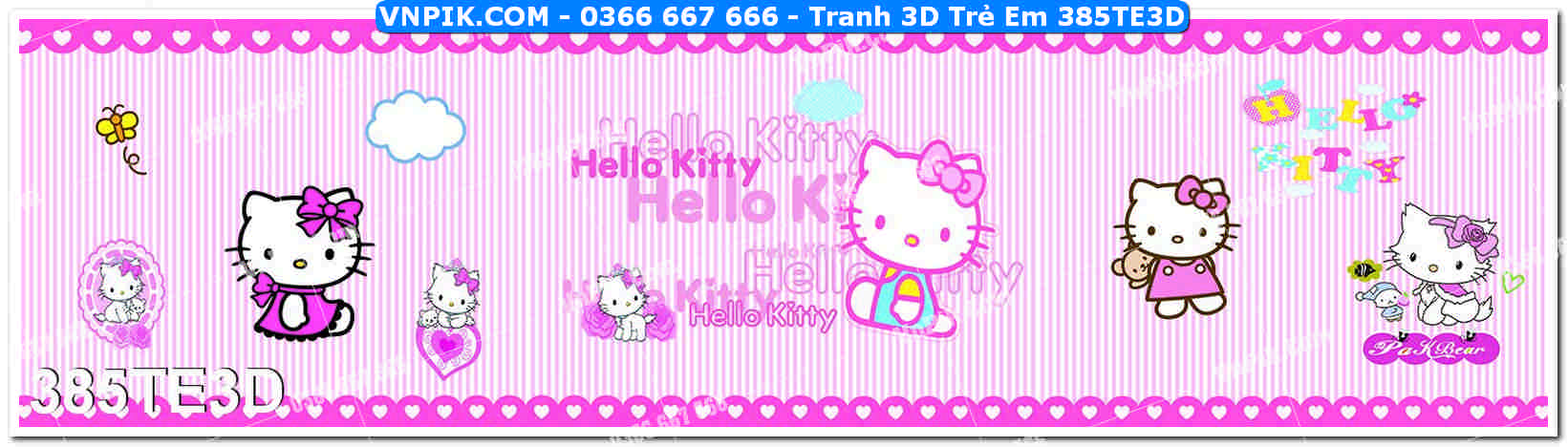 Tranh 3D Trẻ Em 385TE3D