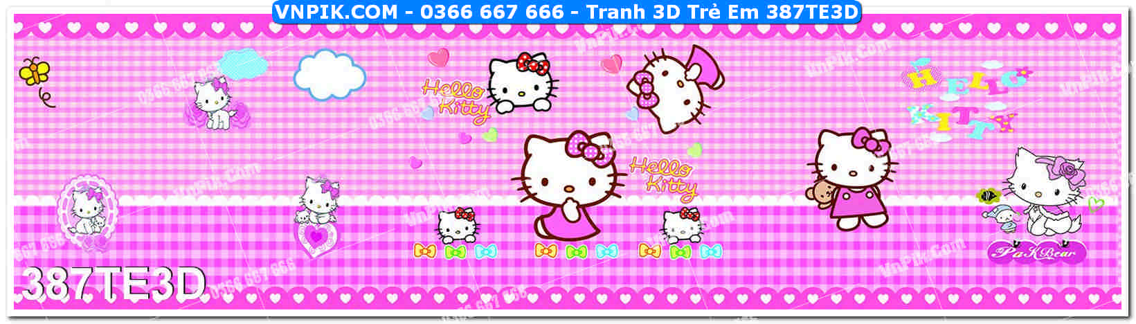 Tranh 3D Trẻ Em 387TE3D