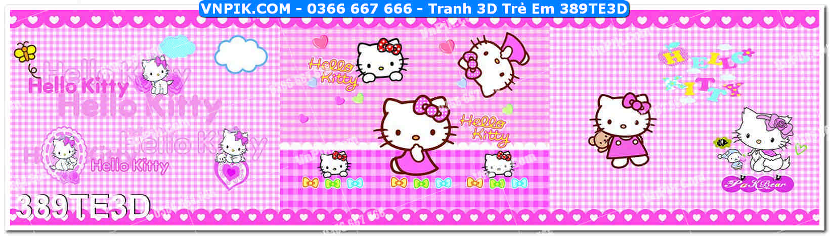 Tranh 3D Trẻ Em 389TE3D