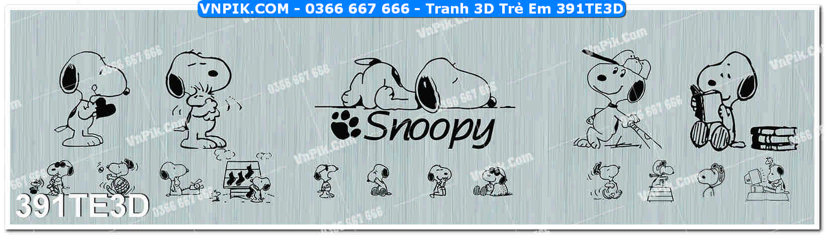 Tranh 3D Trẻ Em 391TE3D