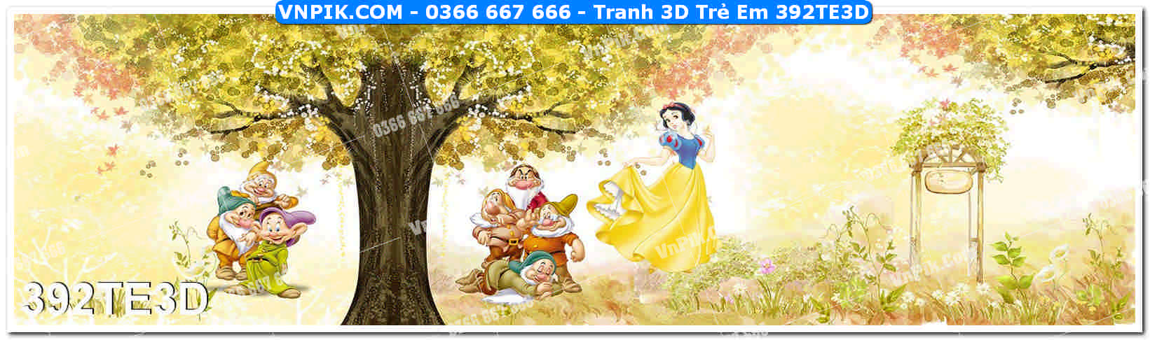 Tranh 3D Trẻ Em 392TE3D