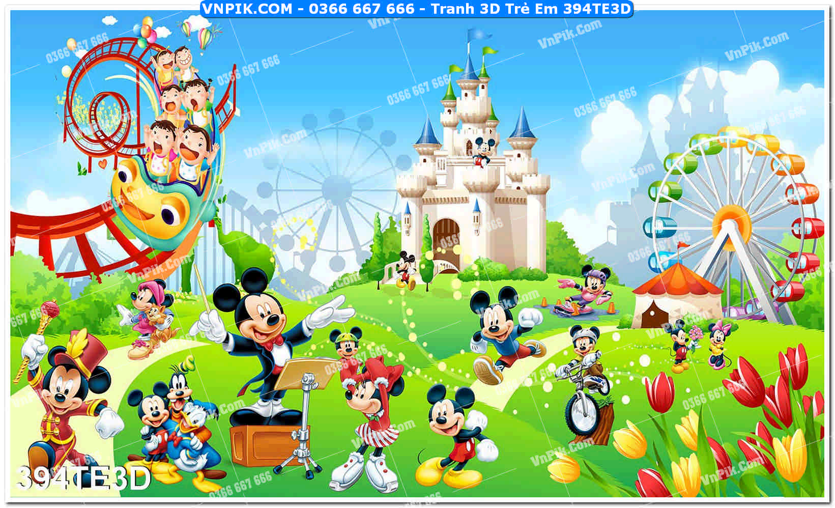 Tranh 3D Trẻ Em 394TE3D