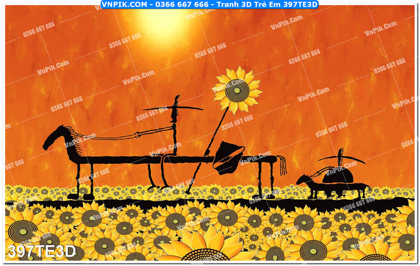 Tranh 3D Trẻ Em 397TE3D