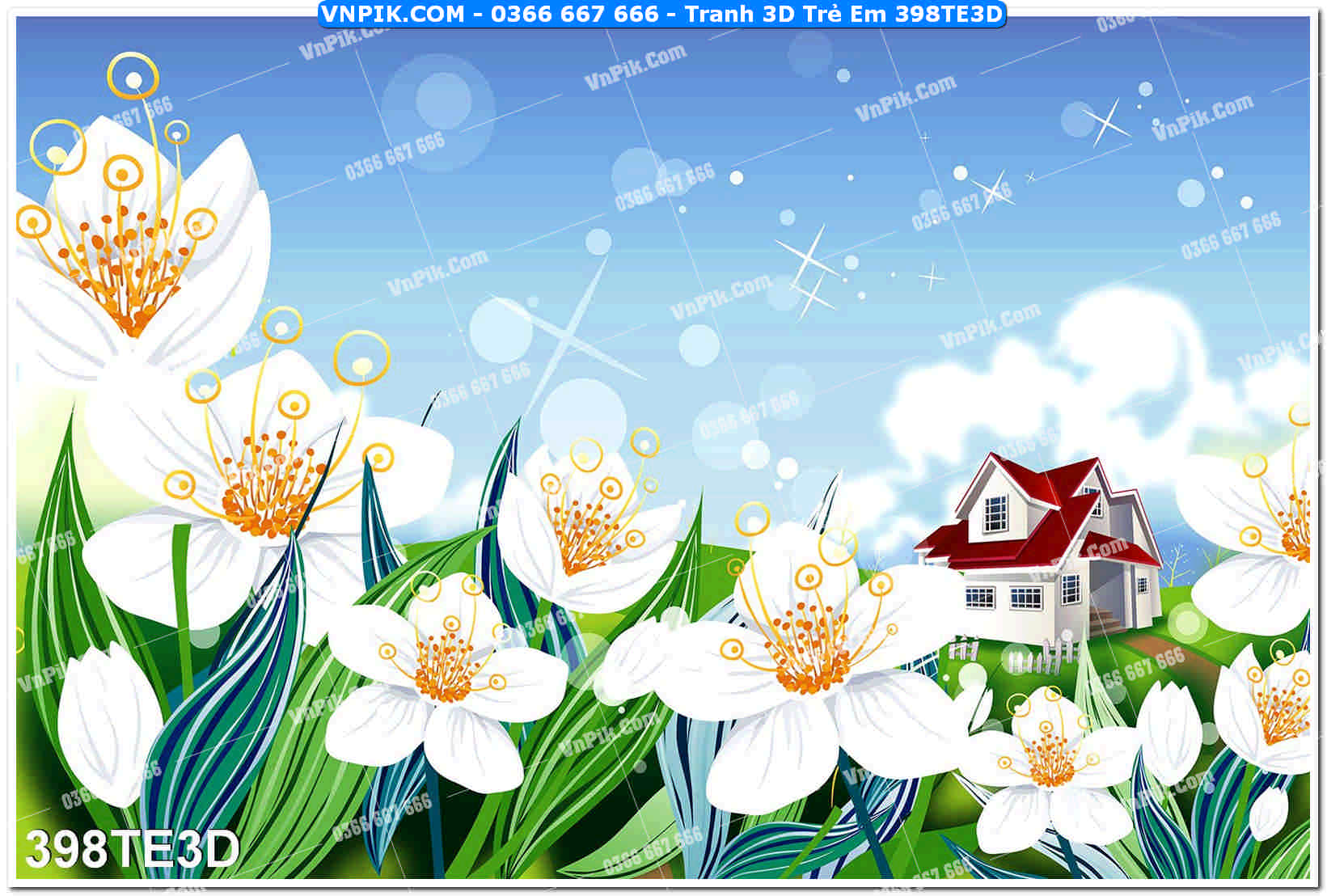 Tranh 3D Trẻ Em 398TE3D