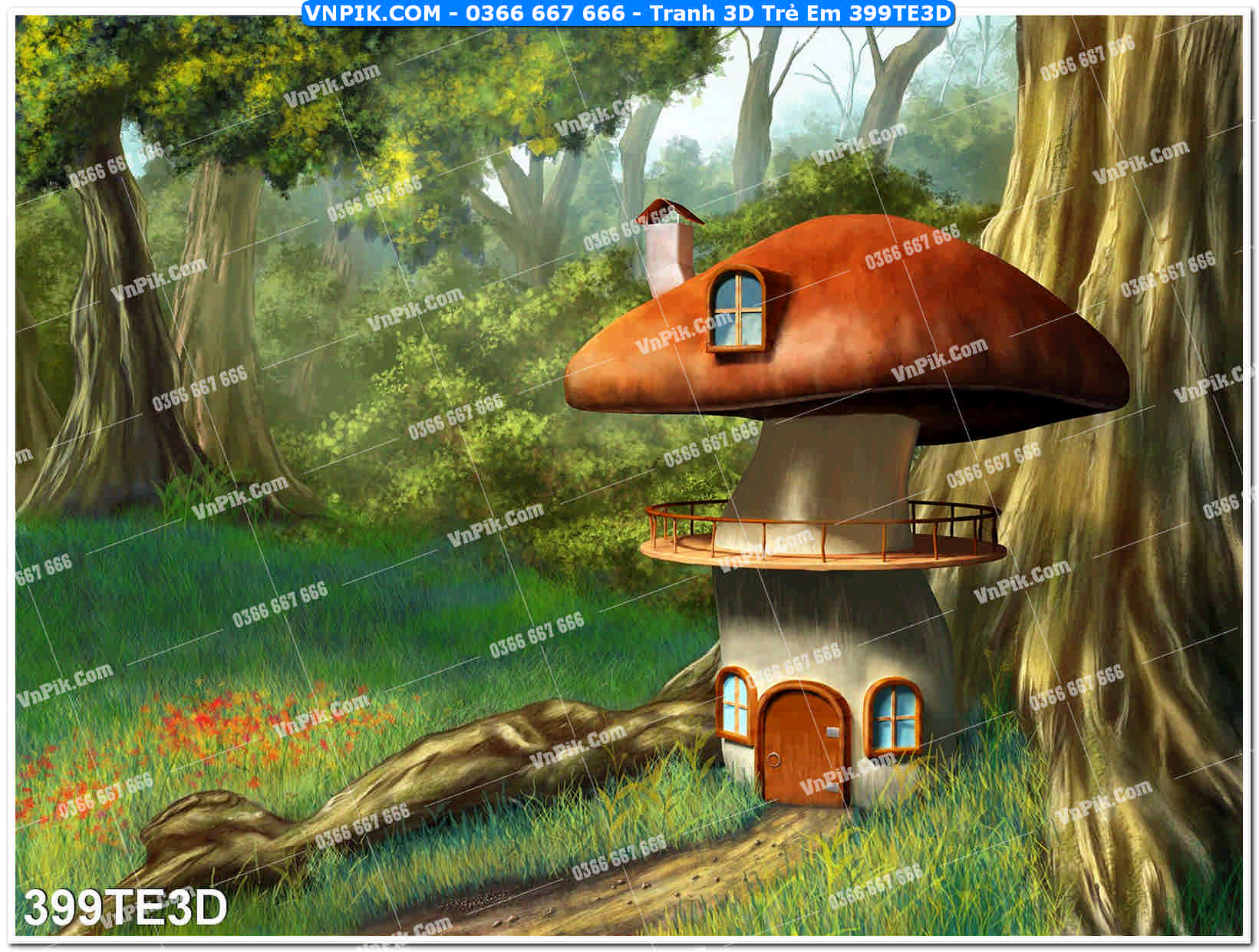 Tranh 3D Trẻ Em 399TE3D