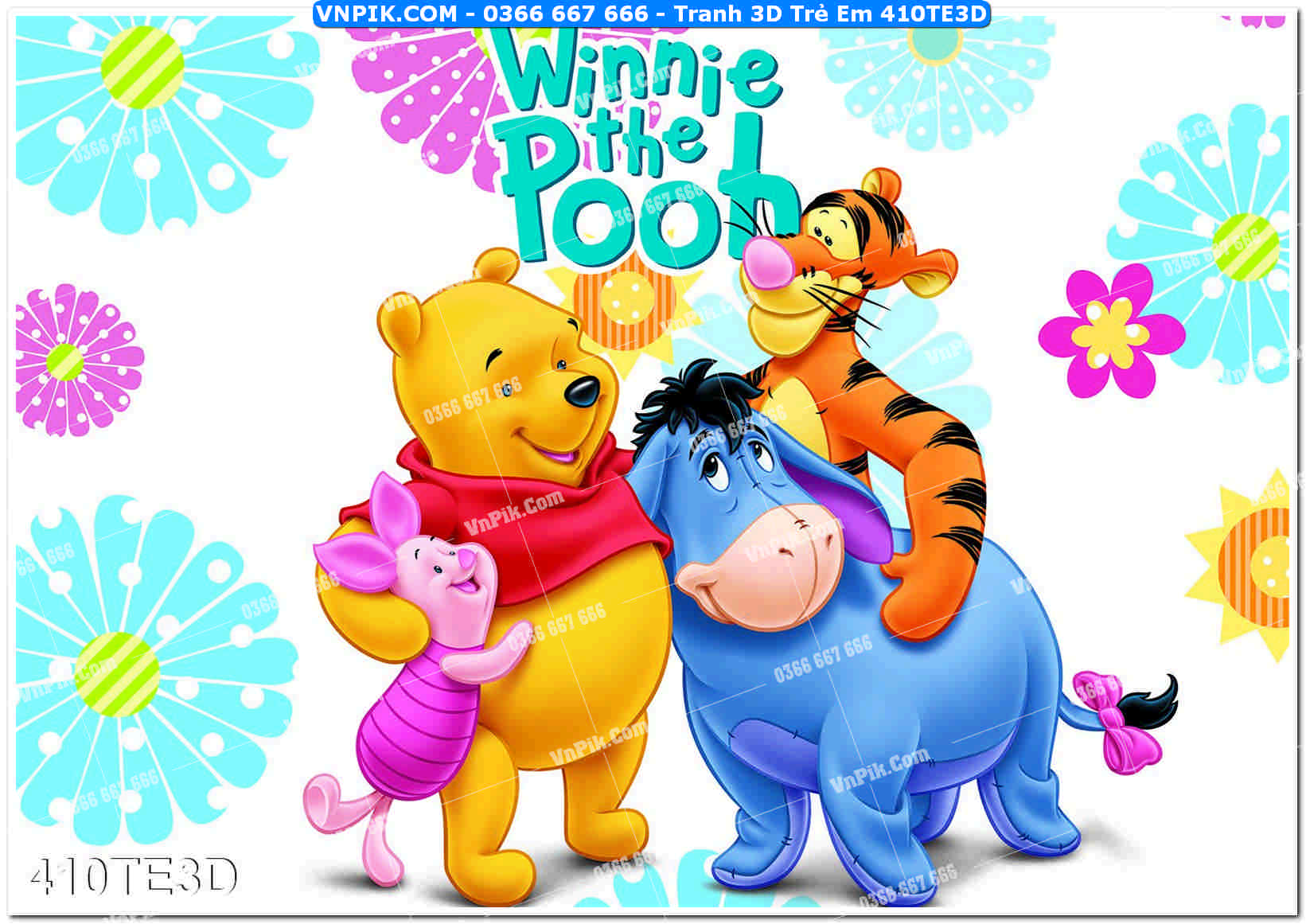 Tranh 3D Trẻ Em 410TE3D