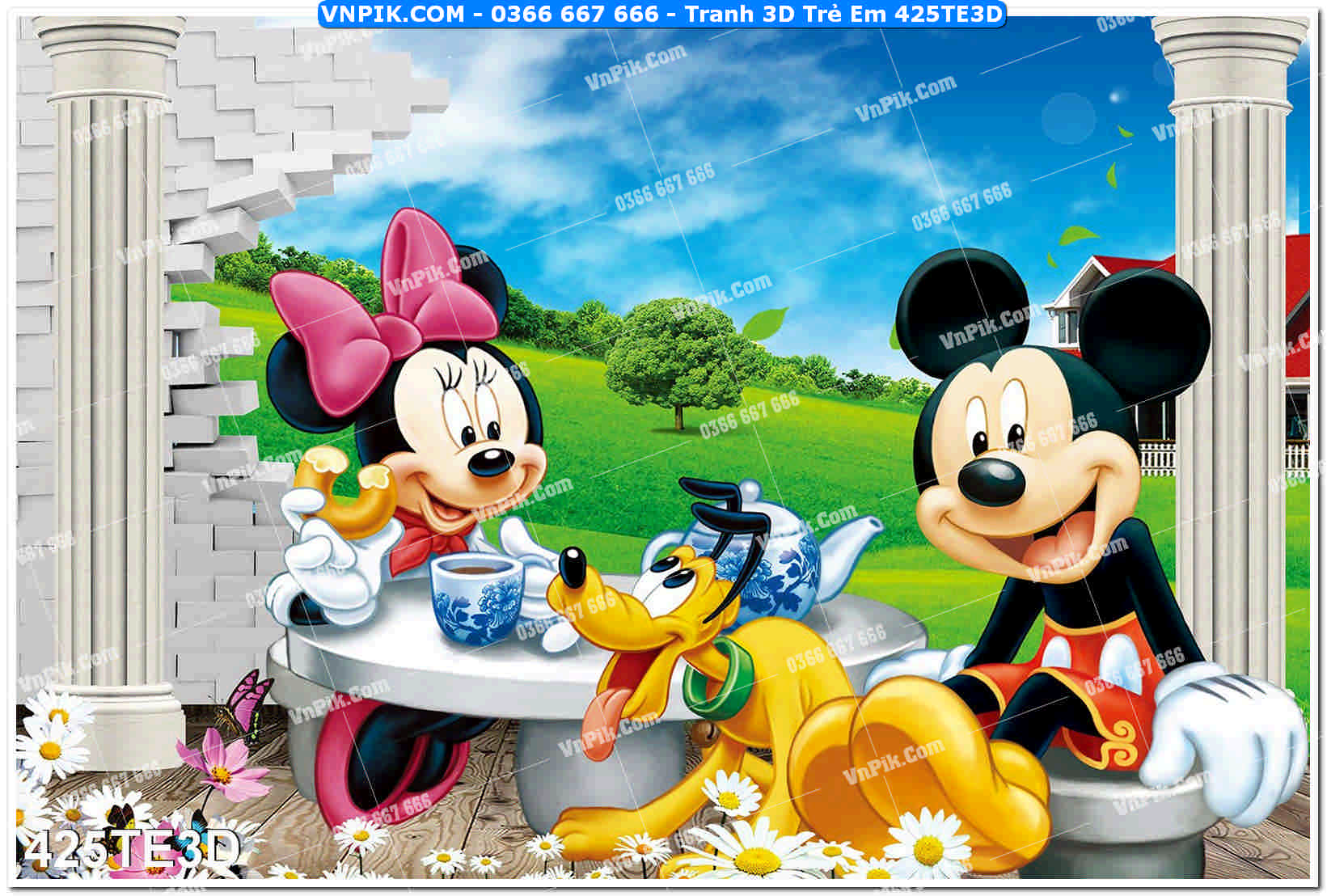 Tranh 3D Trẻ Em 425TE3D