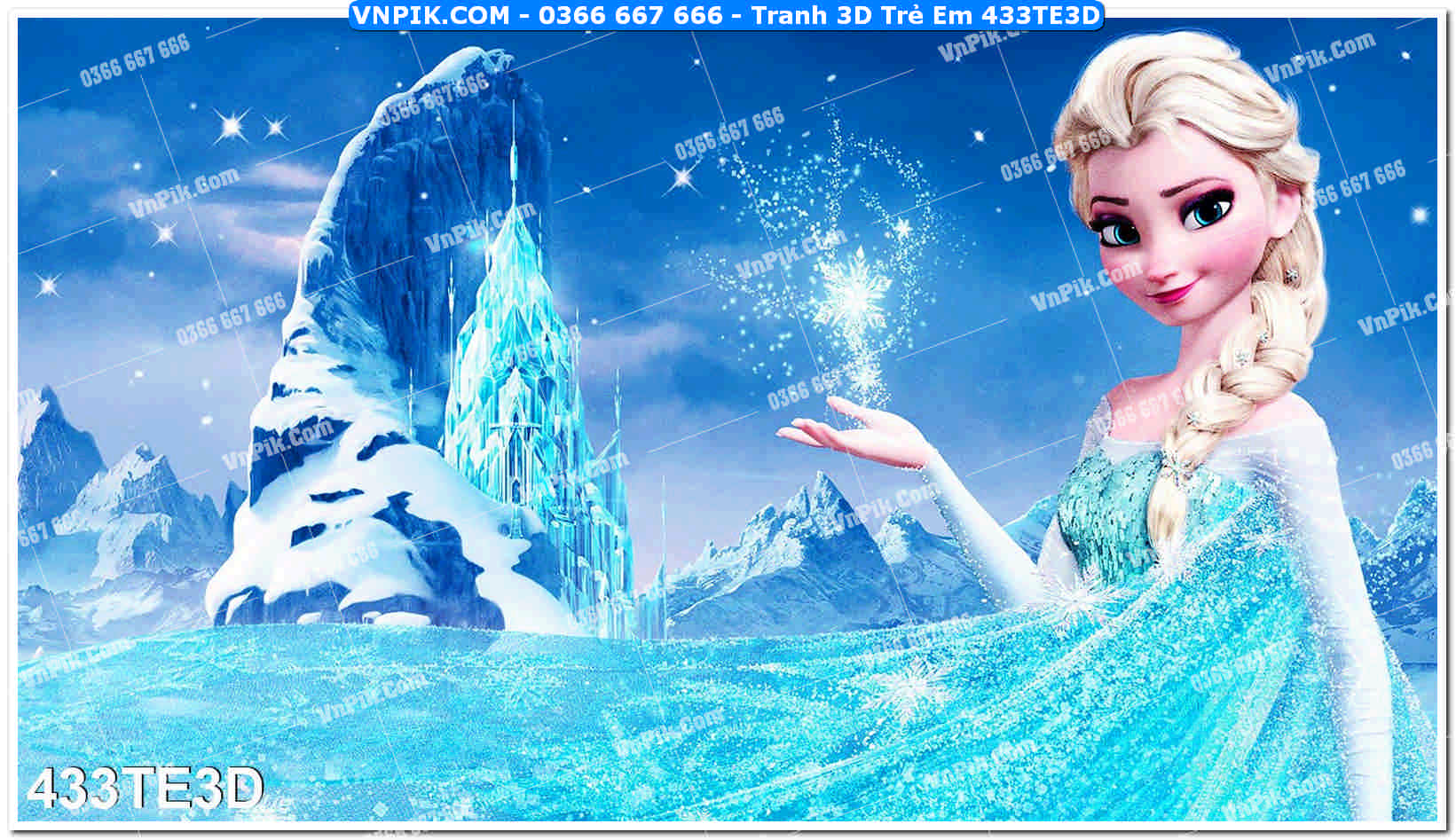 Tranh 3D Trẻ Em 433TE3D