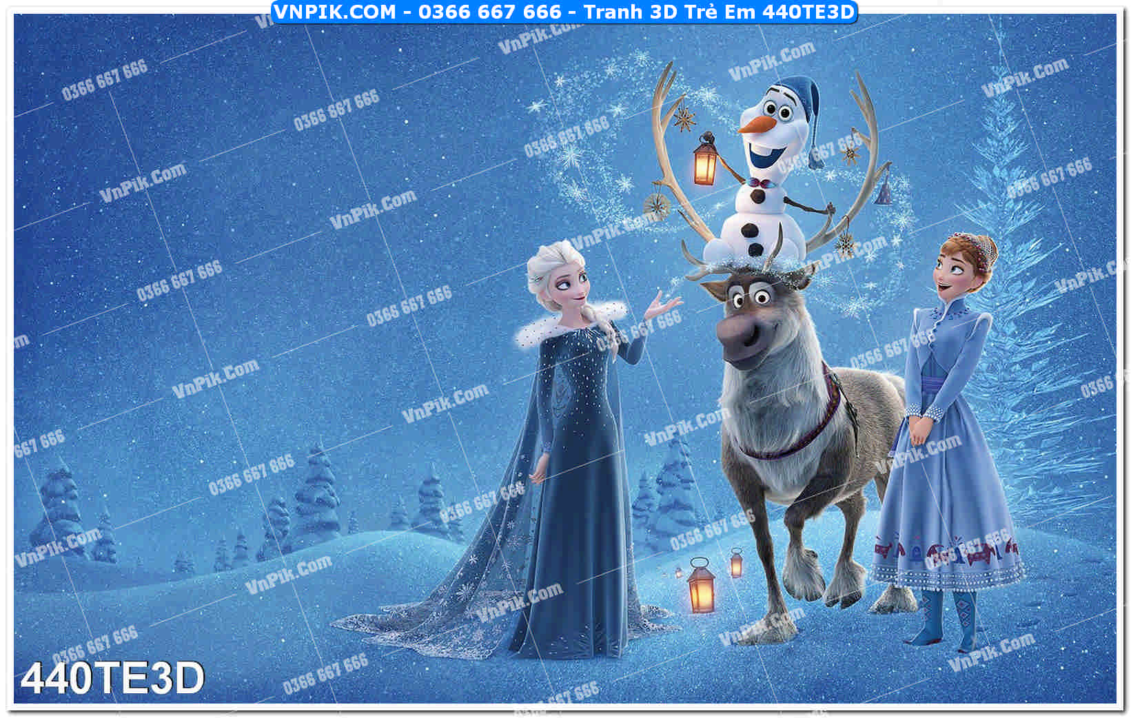 Tranh 3D Trẻ Em 440TE3D