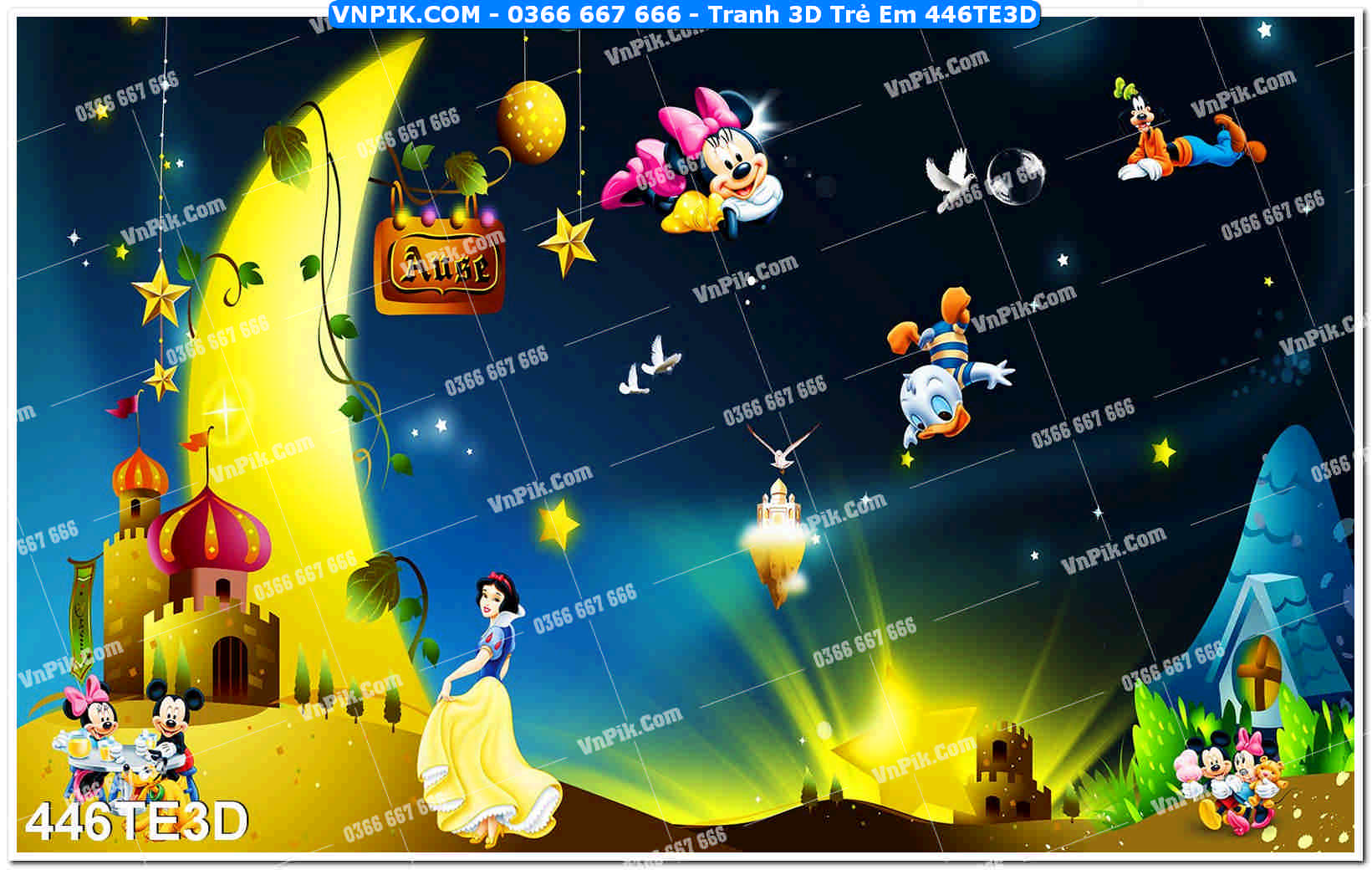 Tranh 3D Trẻ Em 446TE3D