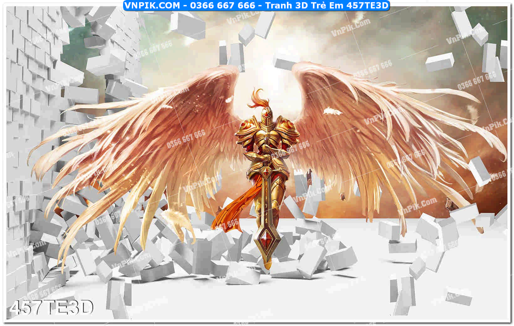 Tranh 3D Trẻ Em 457TE3D