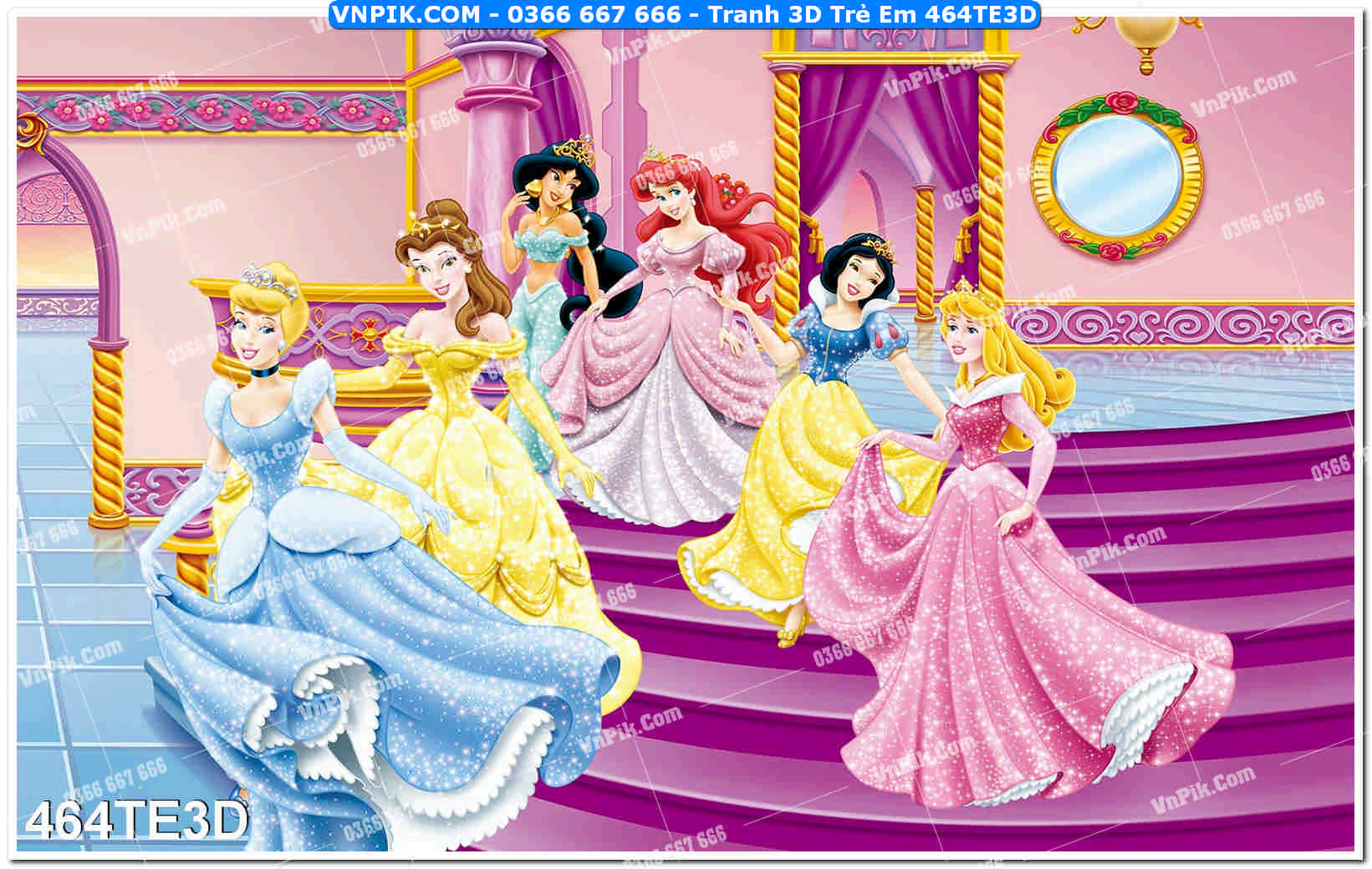 Tranh 3D Trẻ Em 464TE3D