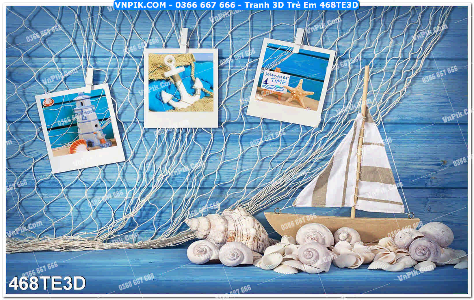 Tranh 3D Trẻ Em 468TE3D