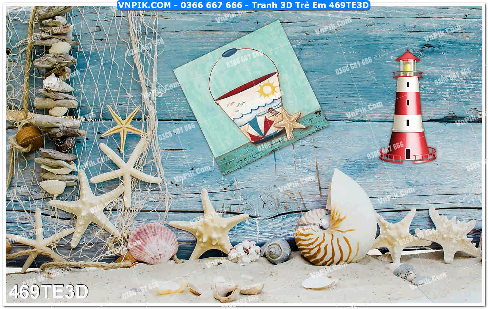 Tranh 3D Trẻ Em 469TE3D