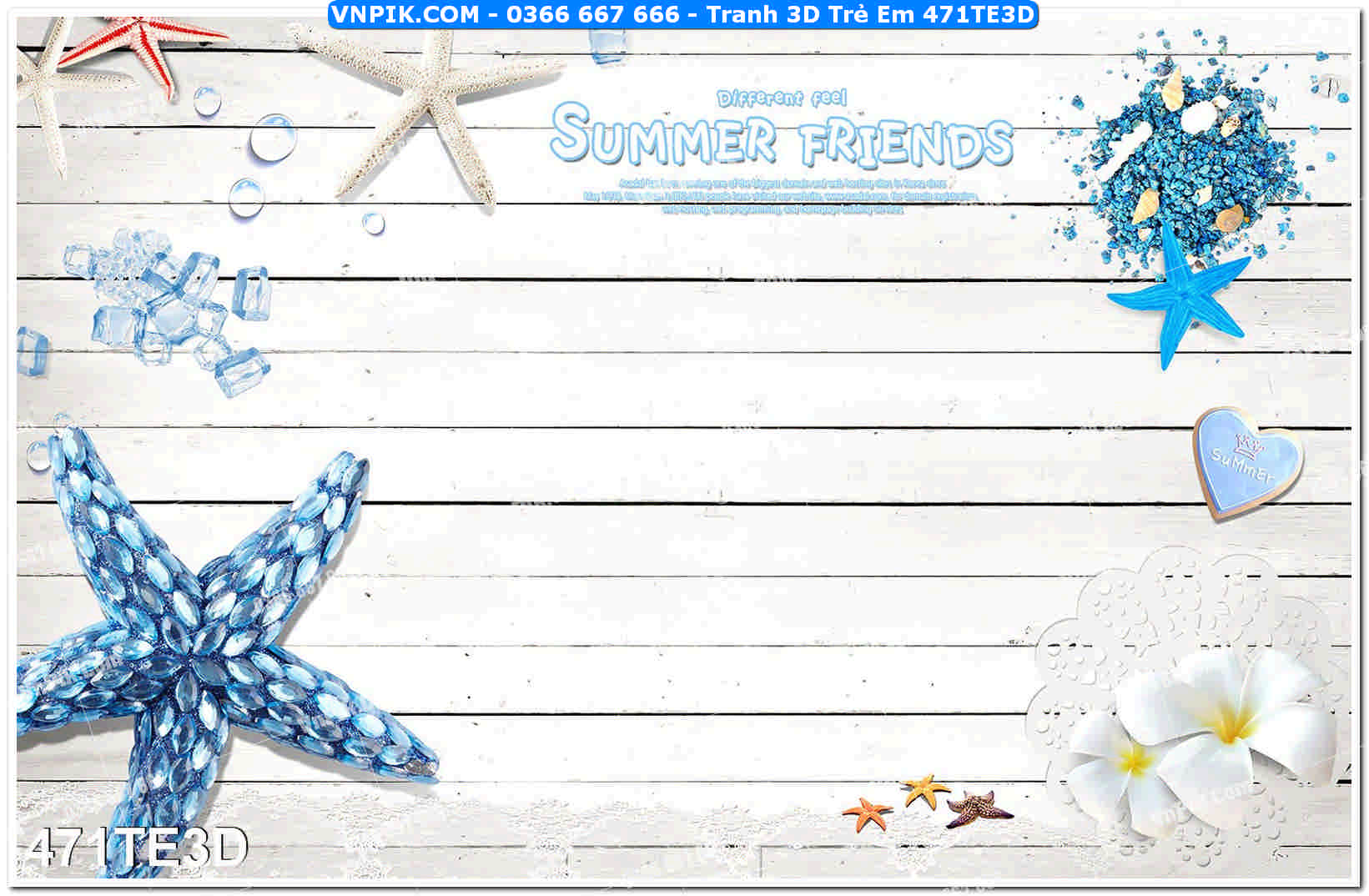 Tranh 3D Trẻ Em 471TE3D