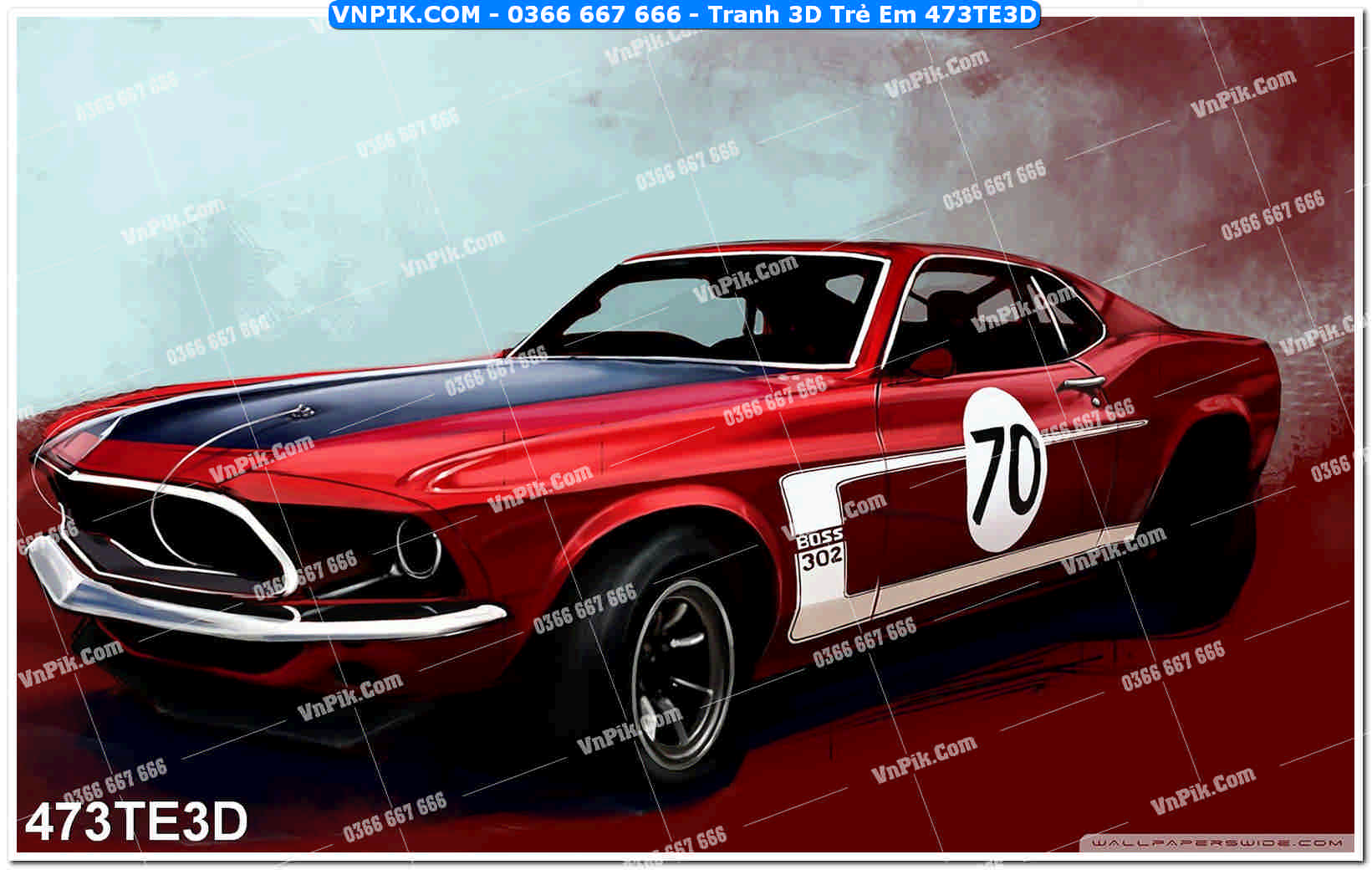 Tranh 3D Trẻ Em 473TE3D