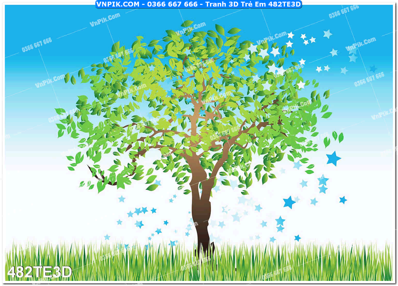 Tranh 3D Trẻ Em 482TE3D