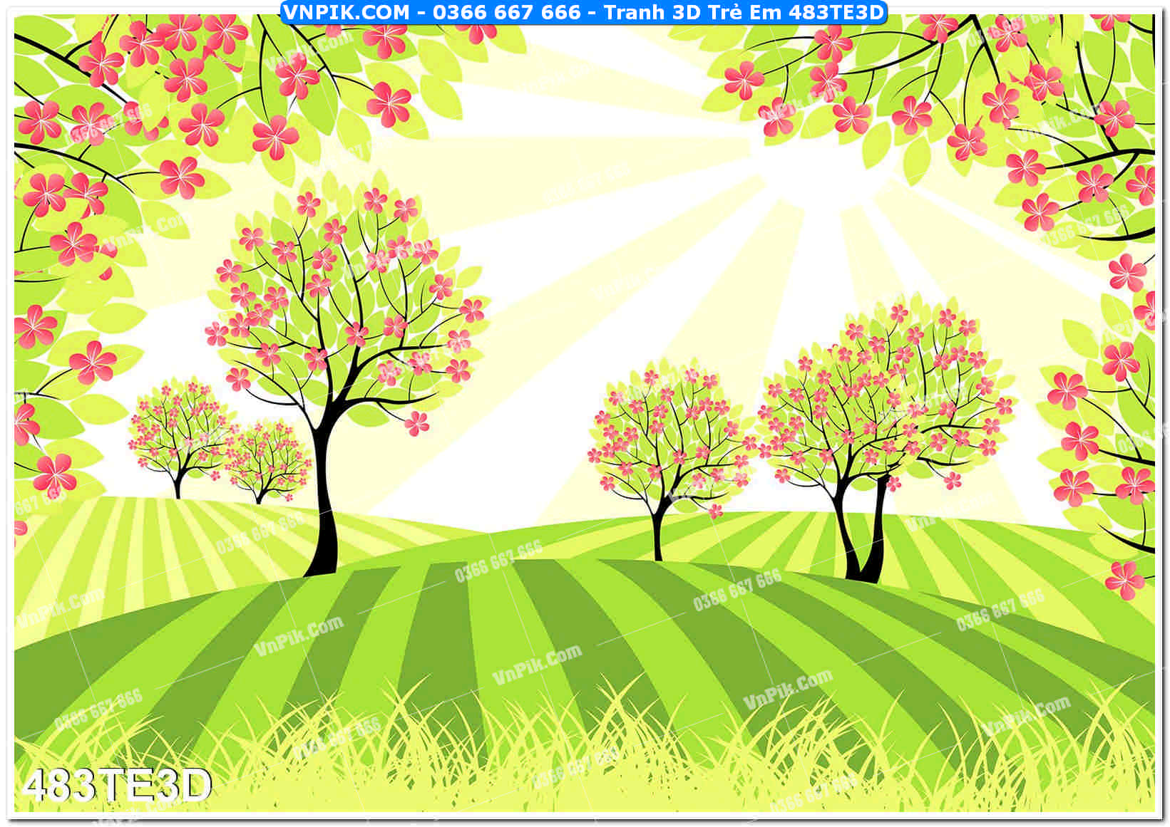 Tranh 3D Trẻ Em 483TE3D