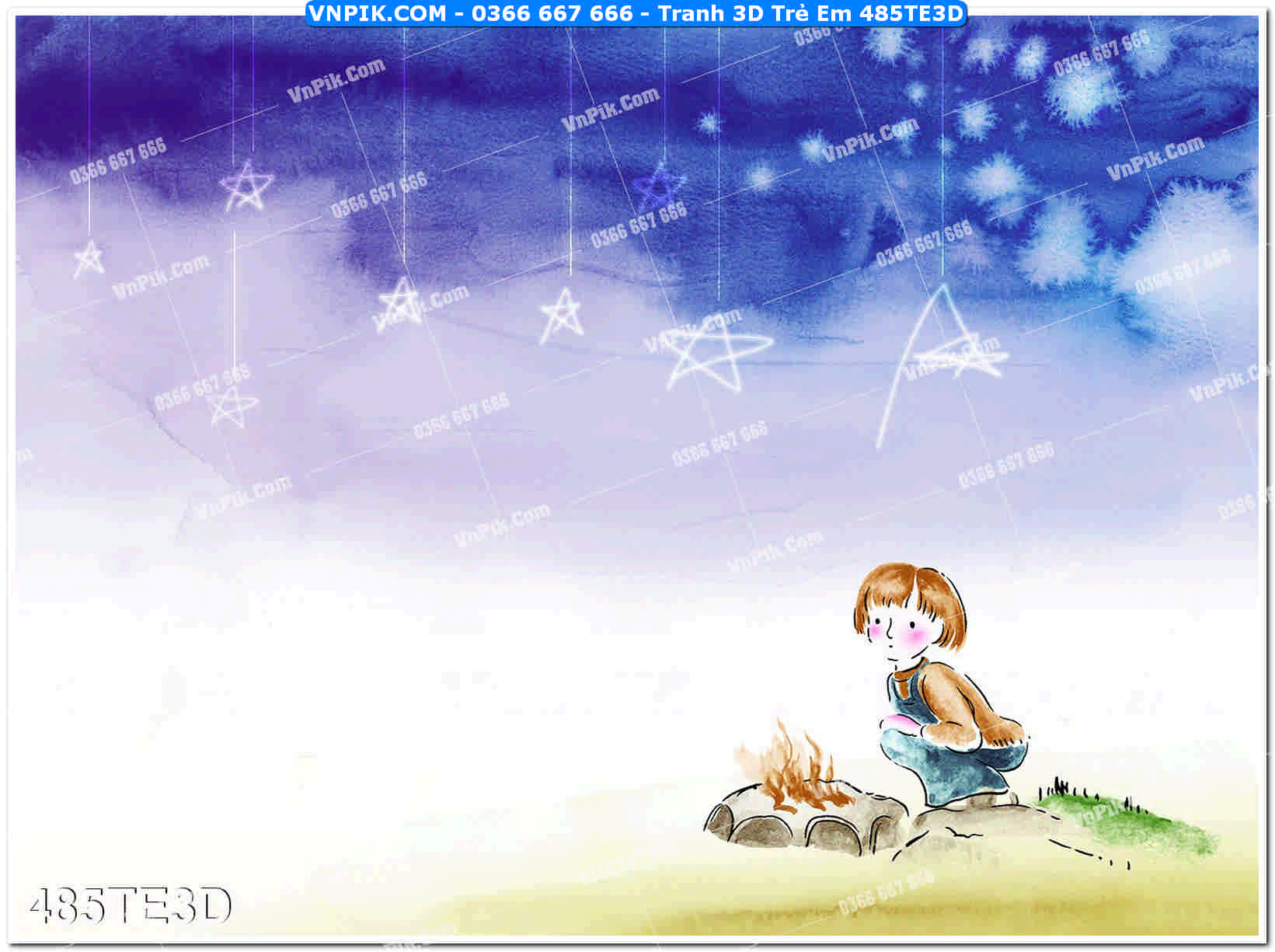 Tranh 3D Trẻ Em 485TE3D