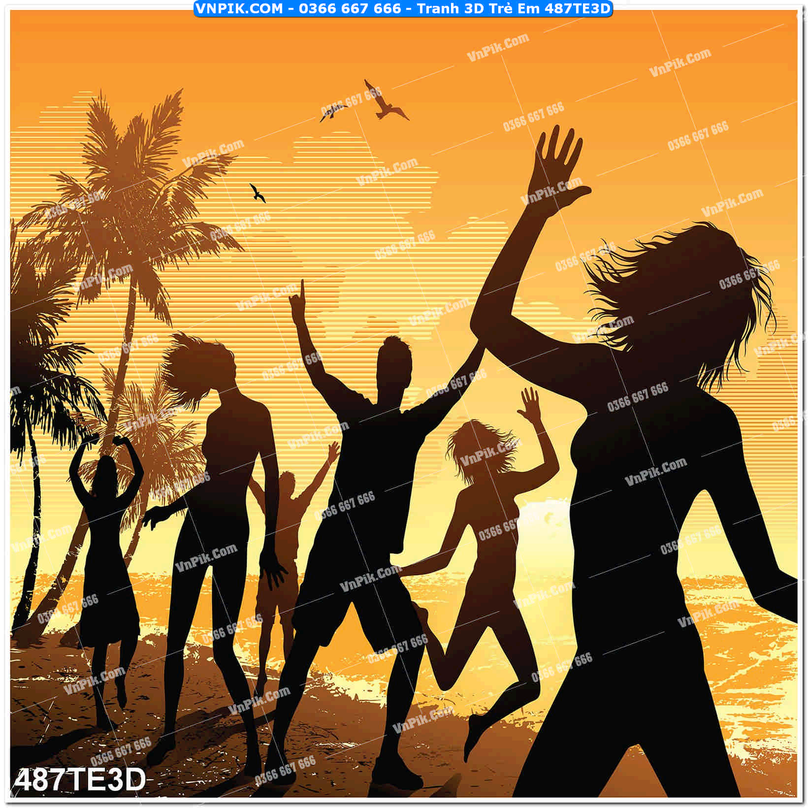 Tranh 3D Trẻ Em 487TE3D