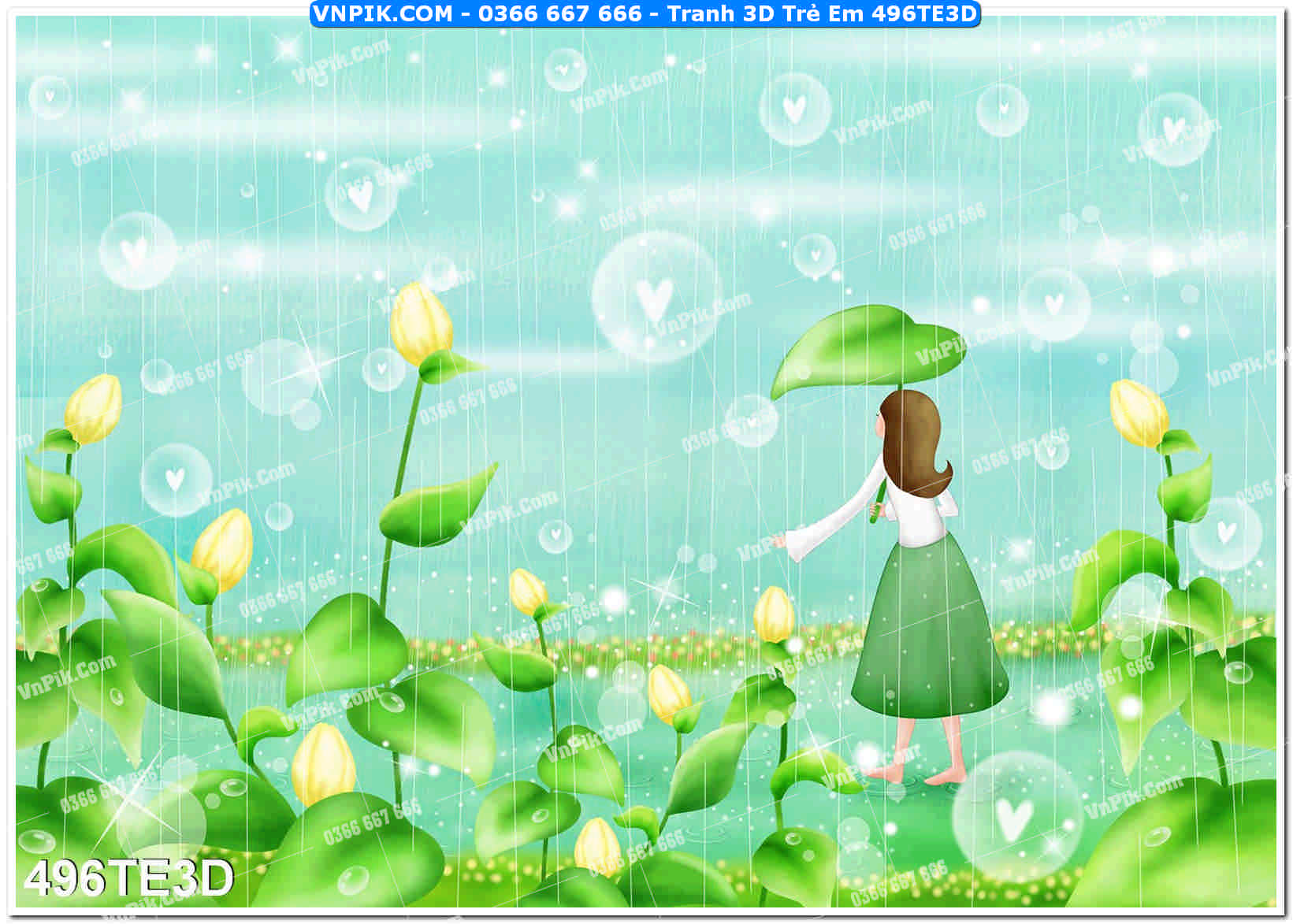 Tranh 3D Trẻ Em 496TE3D