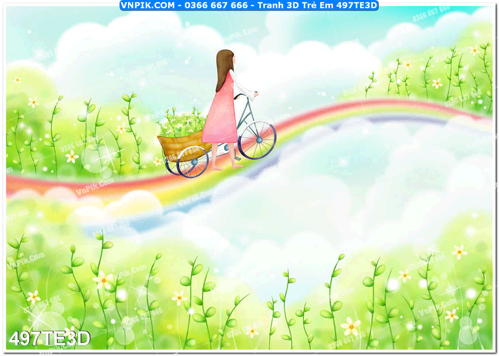 Tranh 3D Trẻ Em 497TE3D
