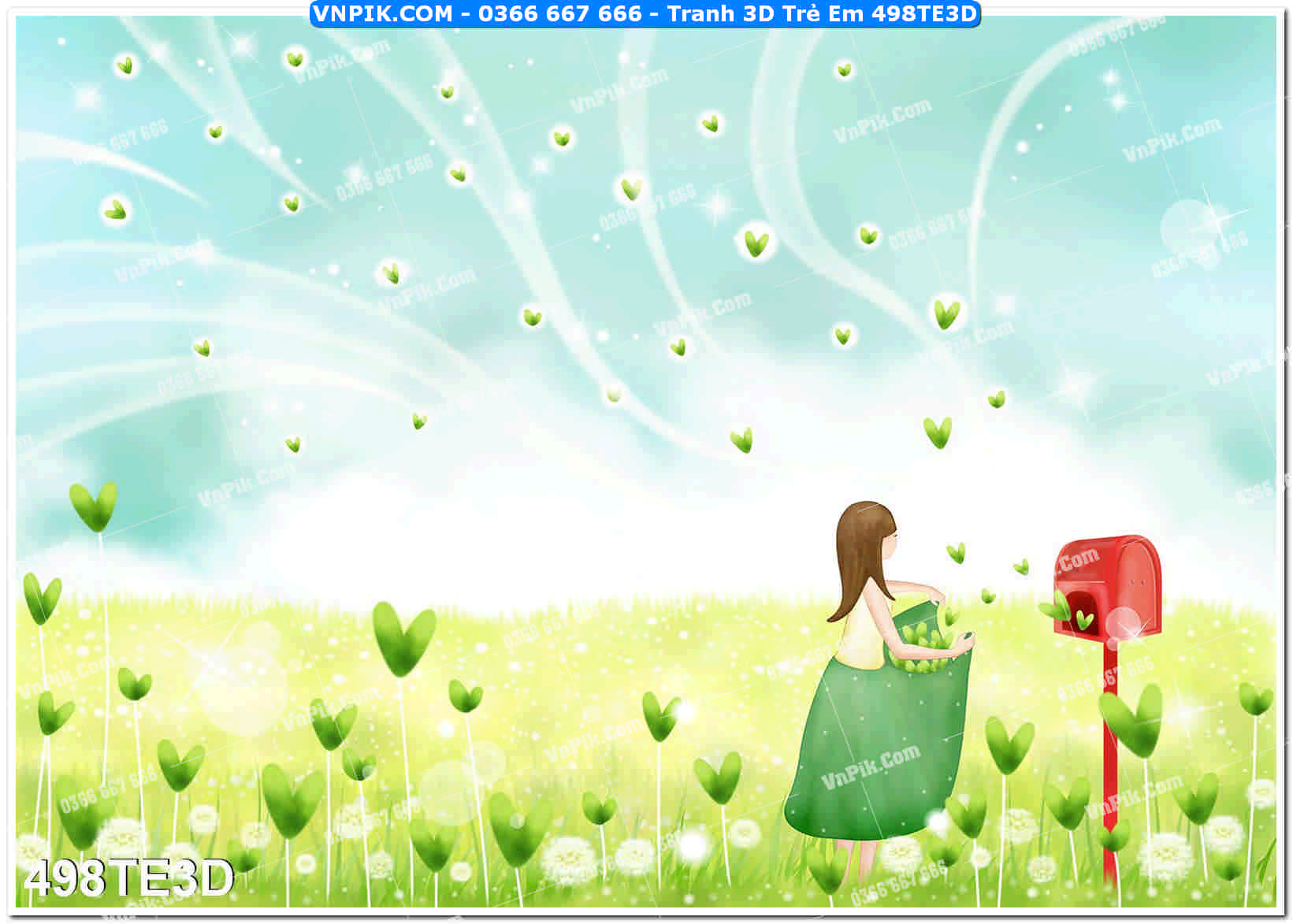 Tranh 3D Trẻ Em 498TE3D