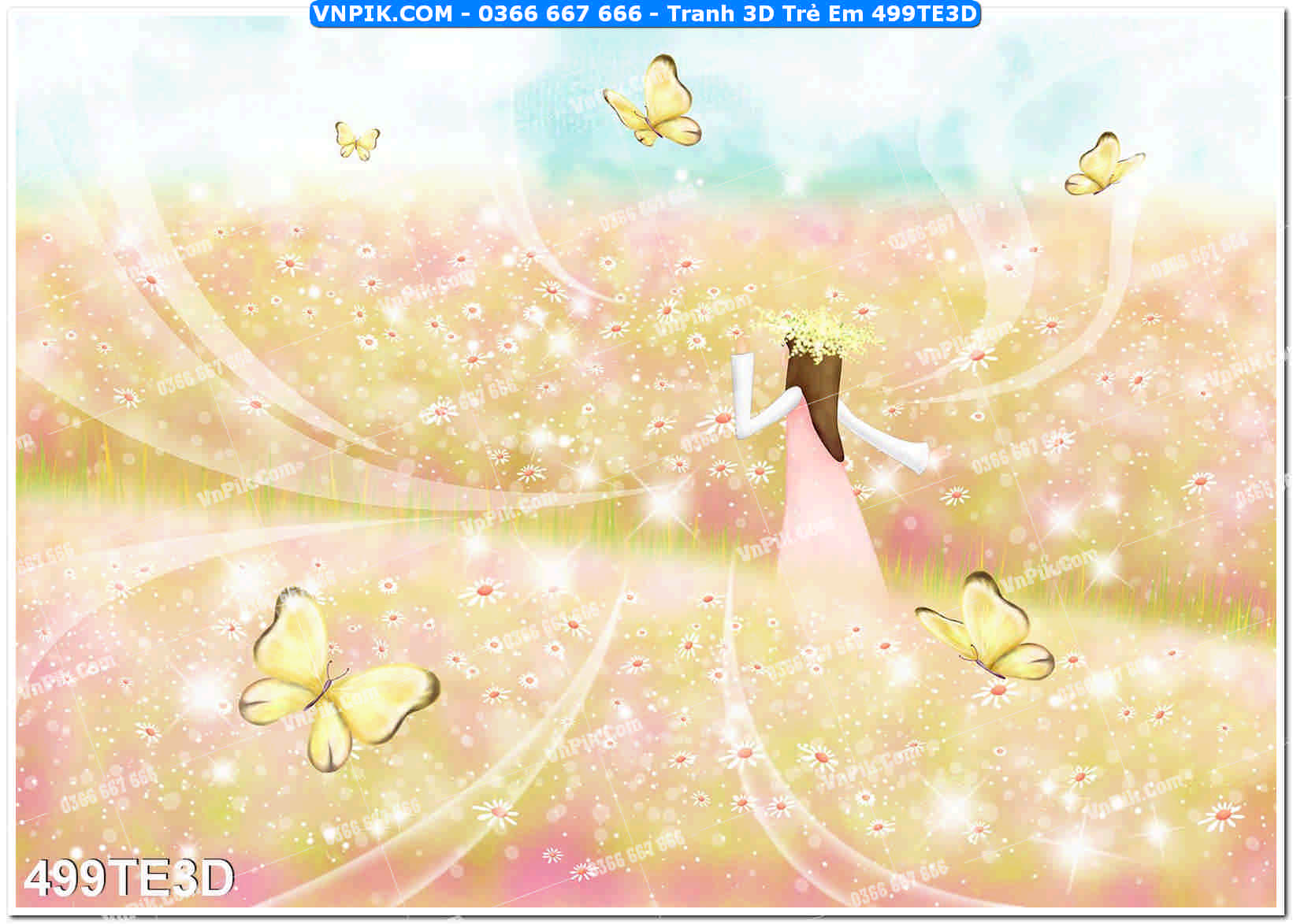 Tranh 3D Trẻ Em 499TE3D
