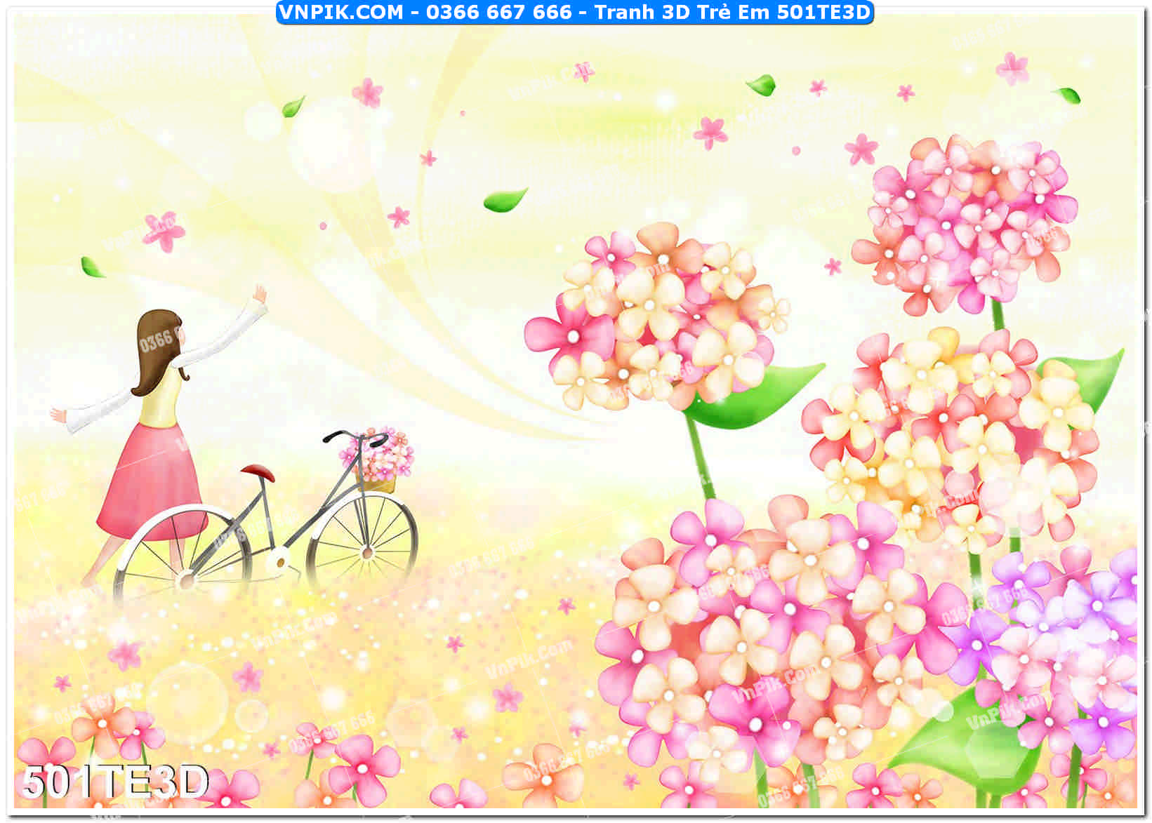 Tranh 3D Trẻ Em 501TE3D