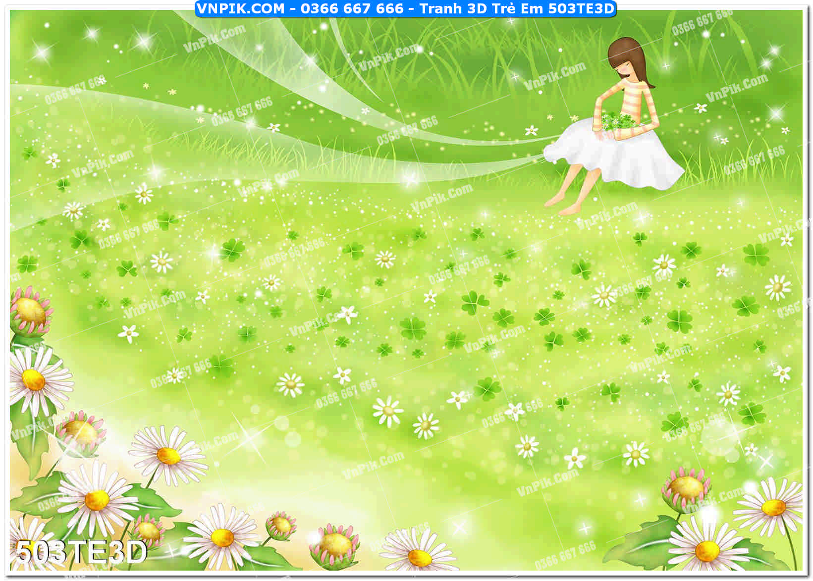 Tranh 3D Trẻ Em 503TE3D